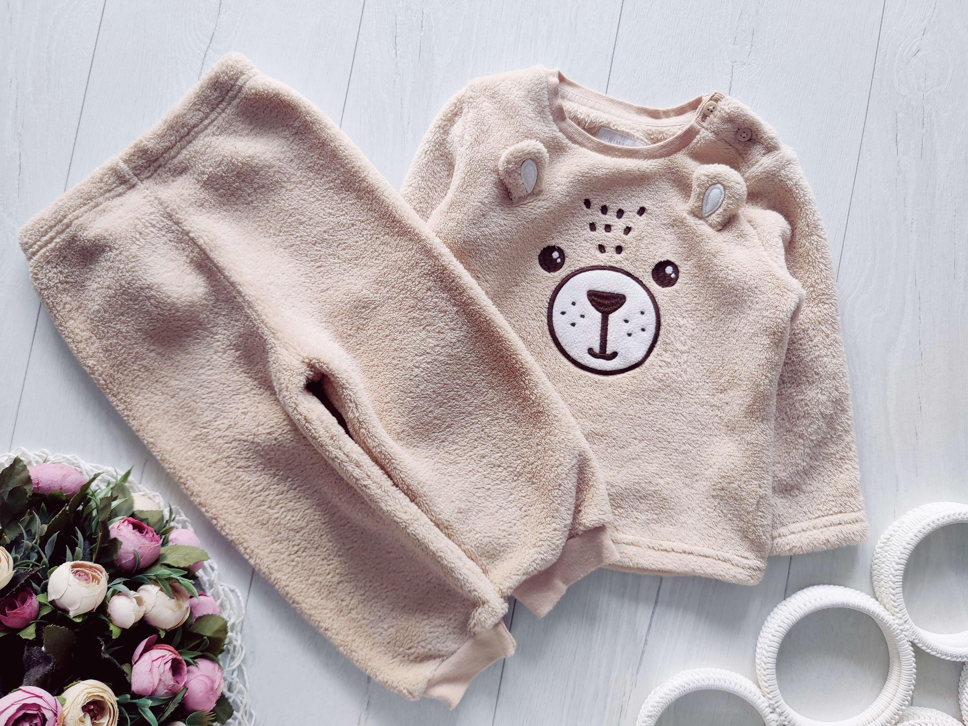 12,18 міс, зріст 86 Тепла піжама для хлопчика