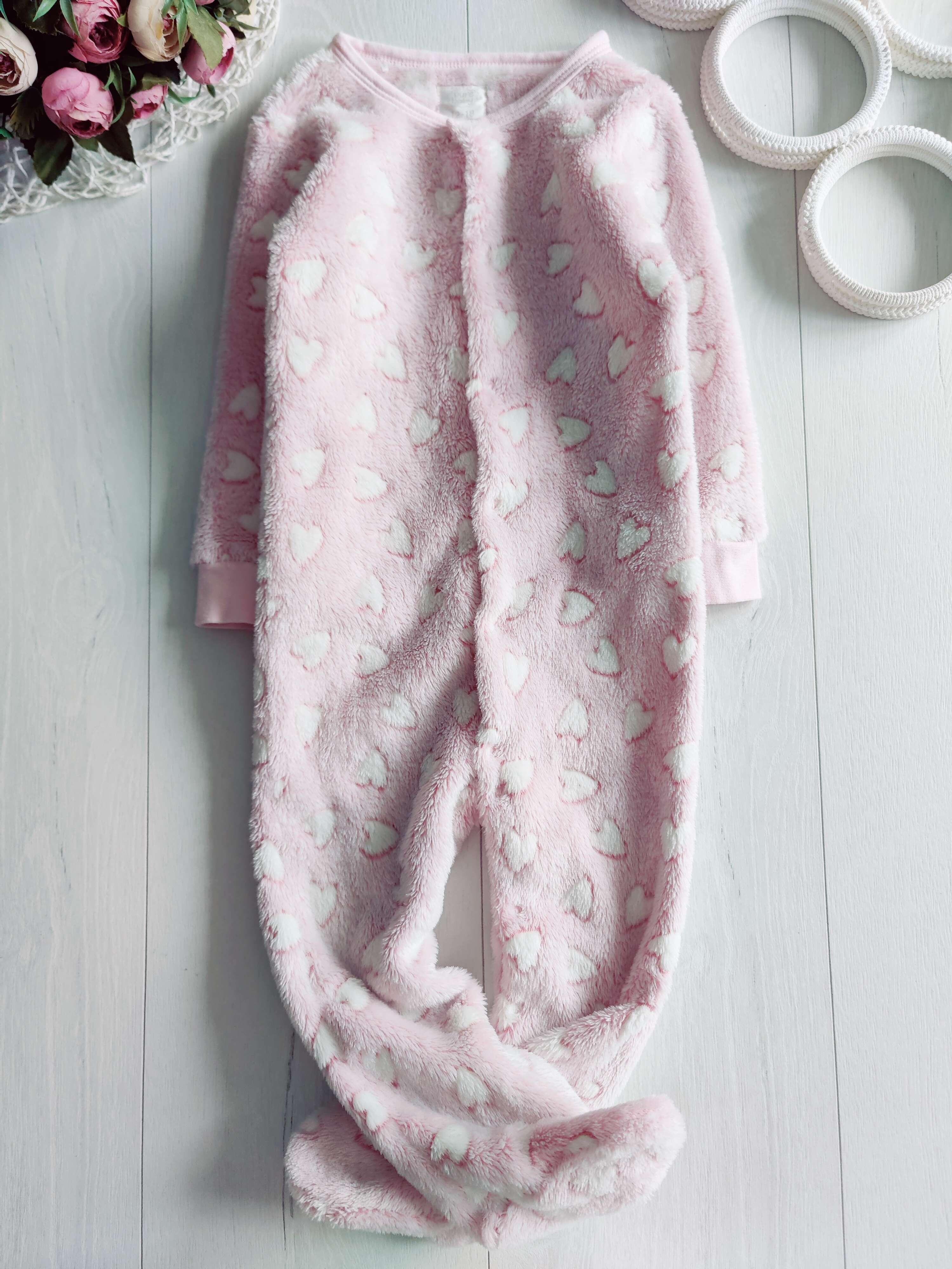 12,18 мес, рост 80,86 Теплый махровый человечек