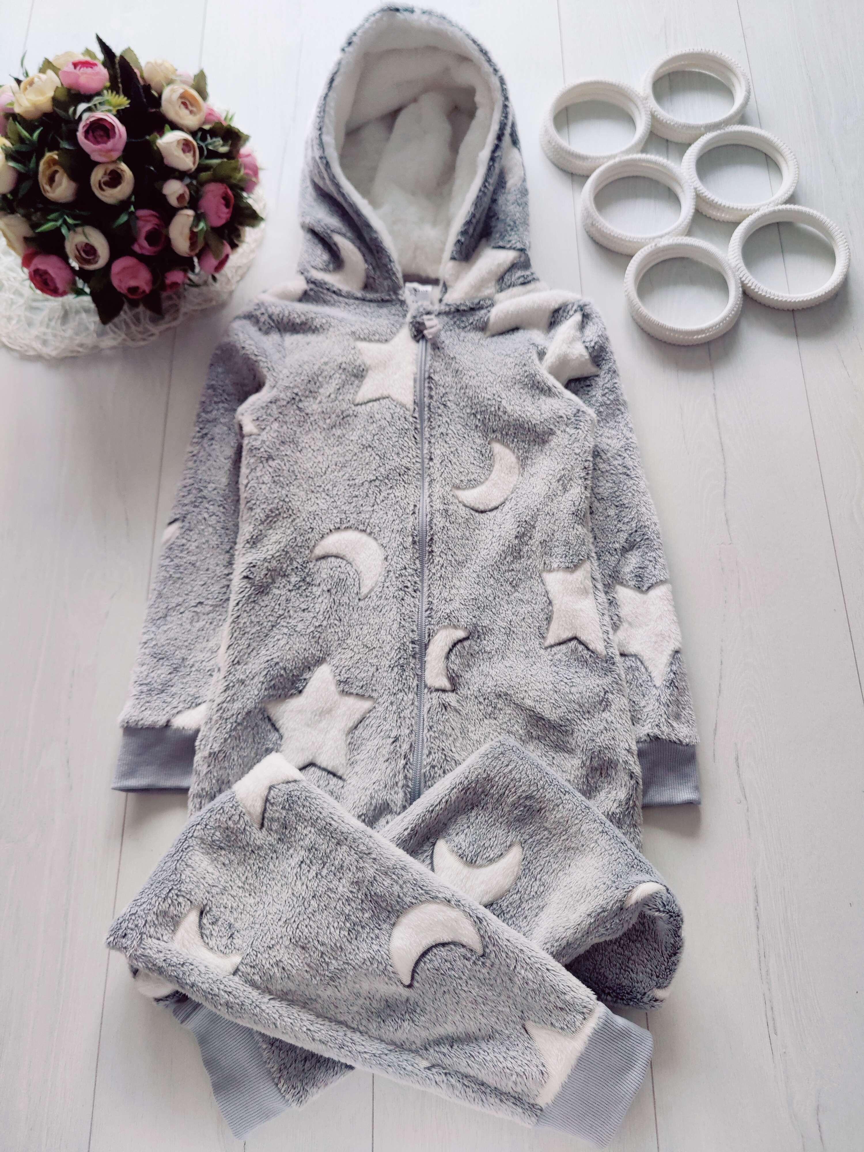 8,9 років, зріст 128,134 Теплий махровий чоловічок