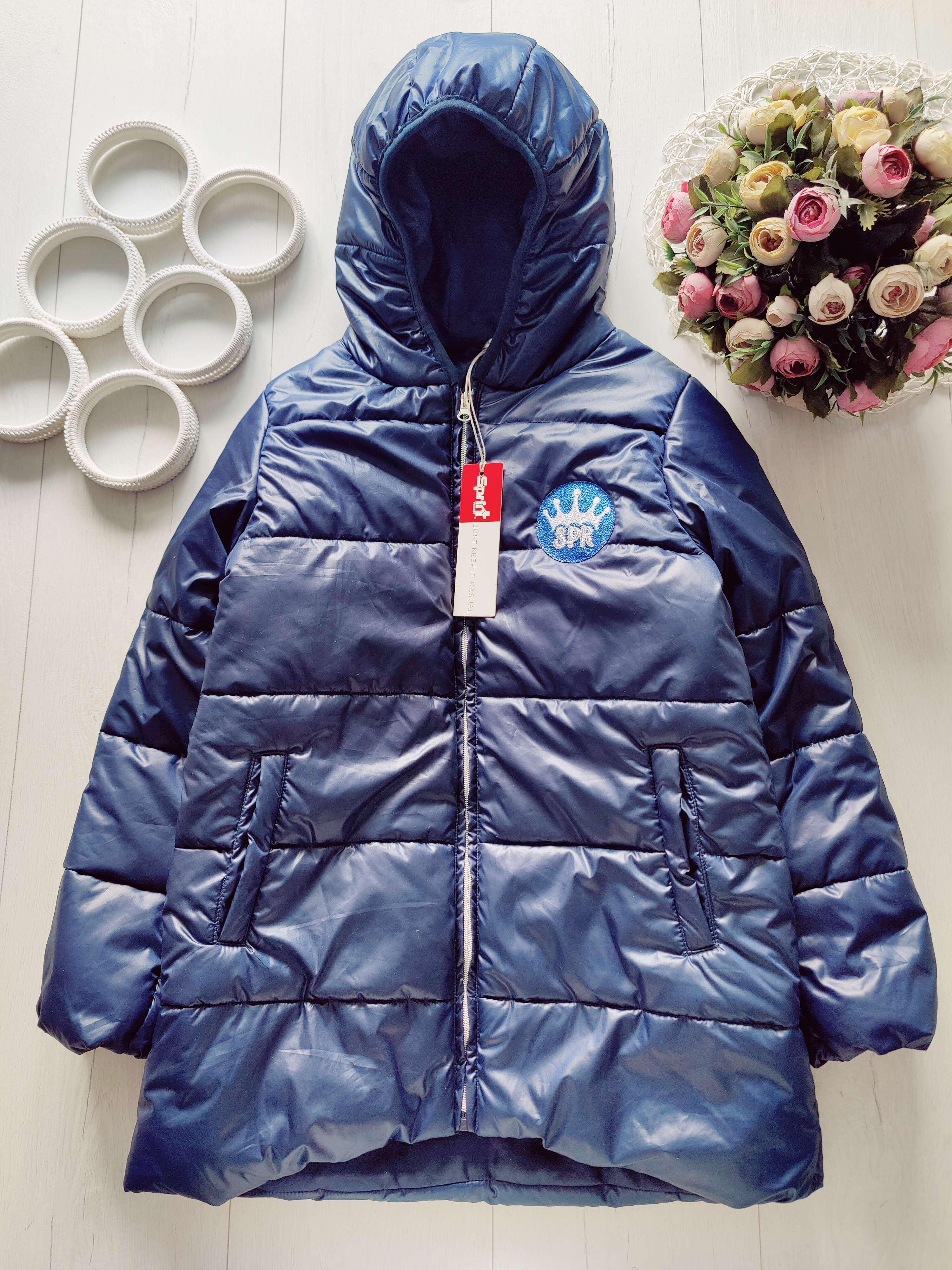 10 лет, Новая теплая курточка на синтепоне