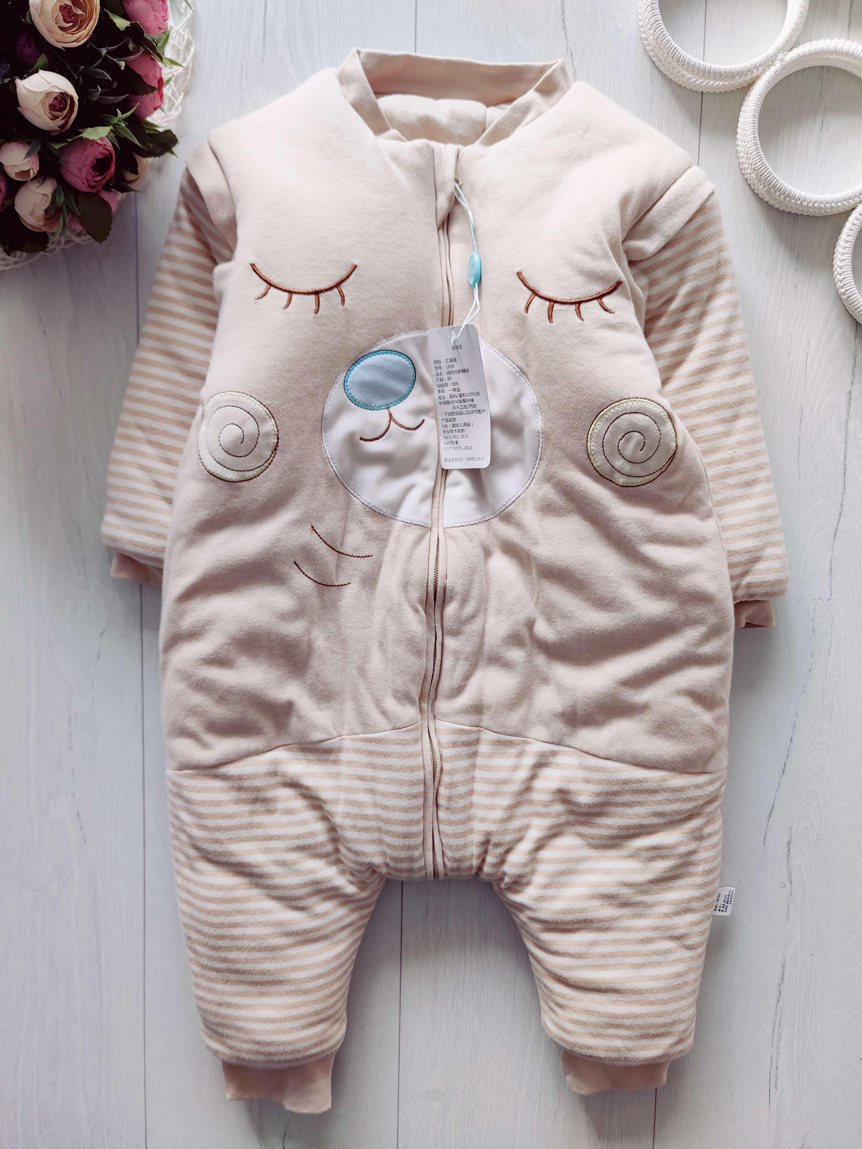 18,24 мес, рост 92 Новый теплый зимний комбинезон на синтепоне