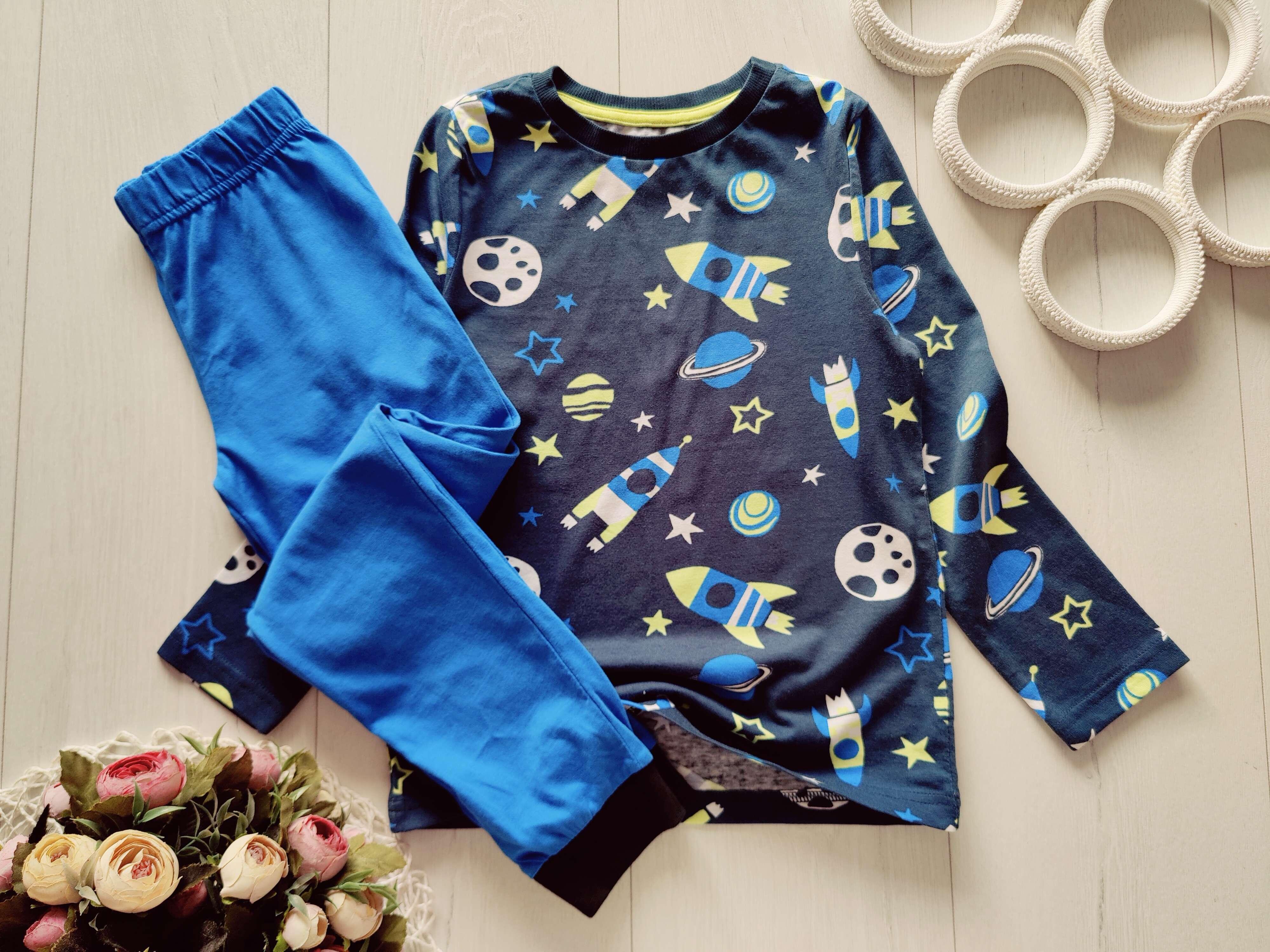 6,7 років, зріст 122 Нова трикотажна піджама для хлопчика