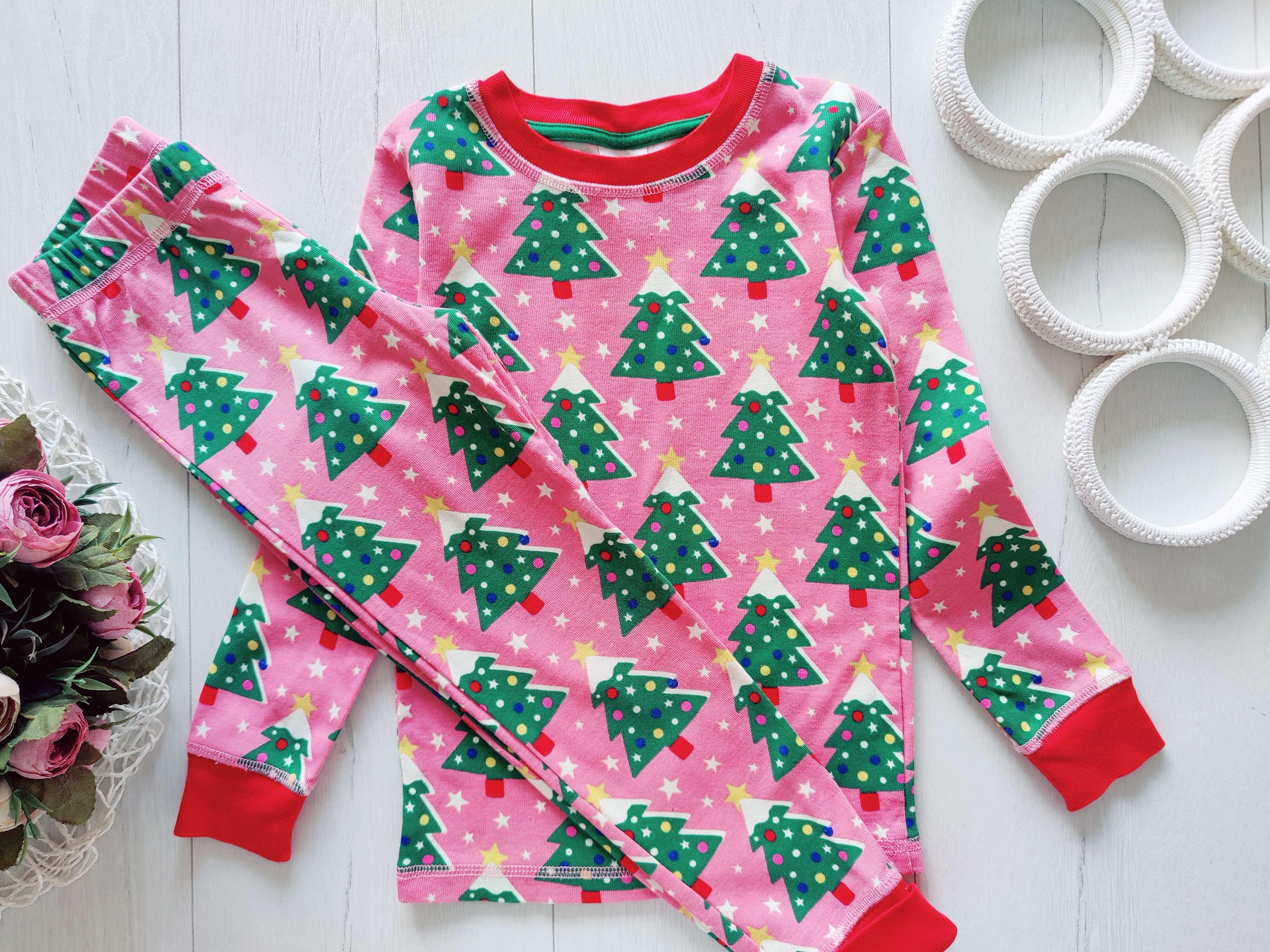 5 років, зріст 110 Новорічна трикотажна піджама для дівчинки Boden
