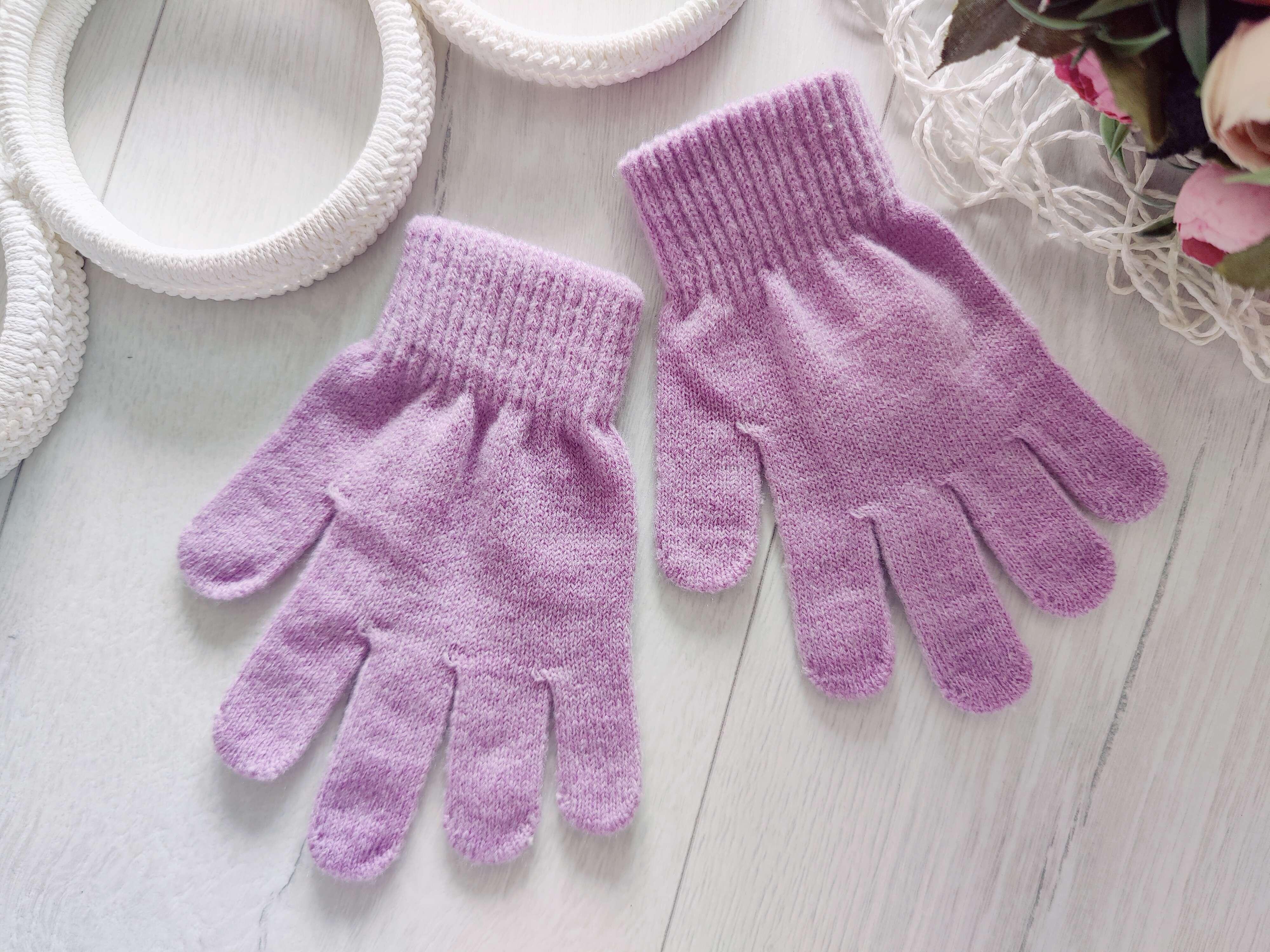 5,6 лет, Новые вязаные рукавички