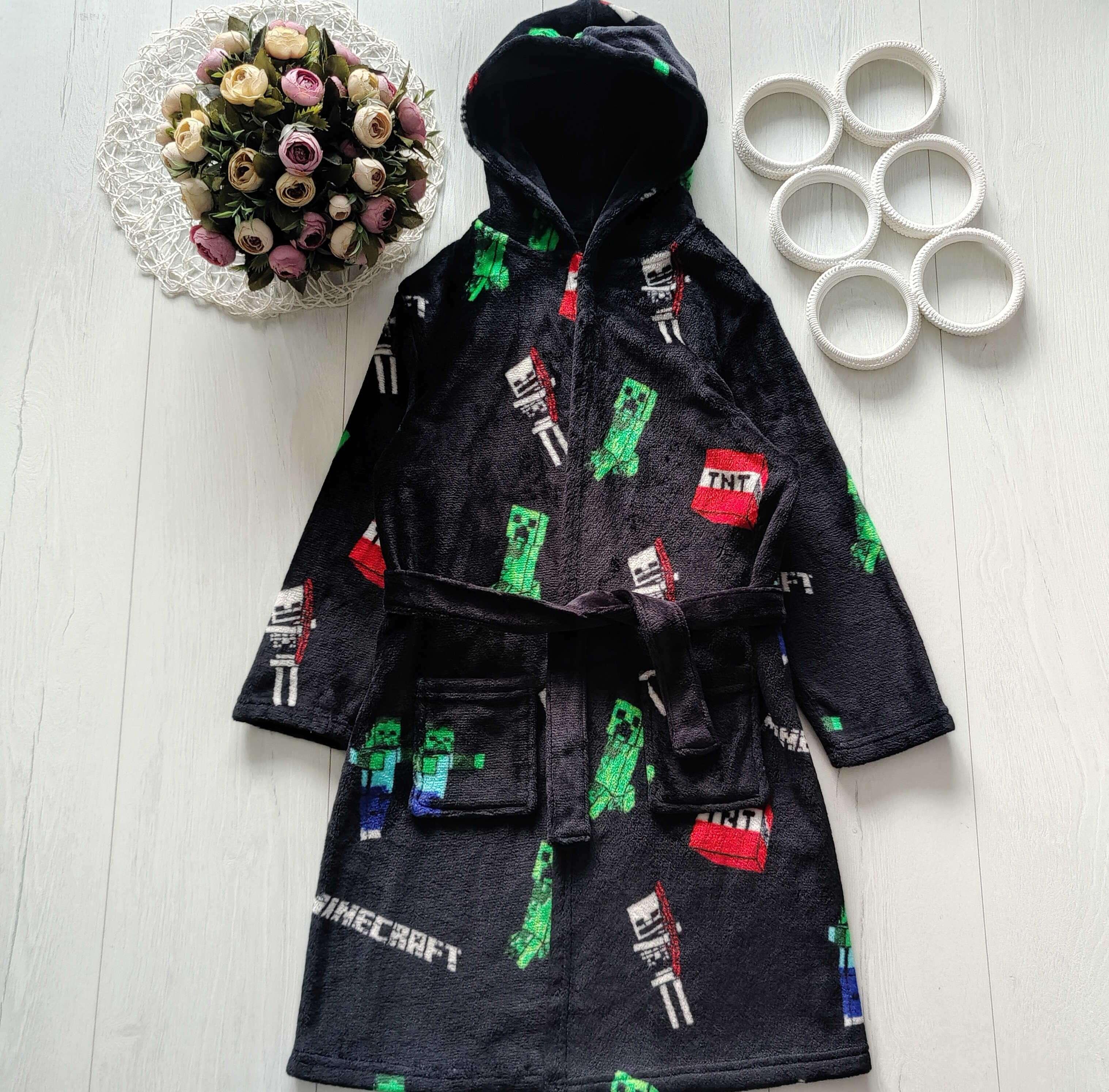 9,10 років, зріст 134,140 Халат Minecraft