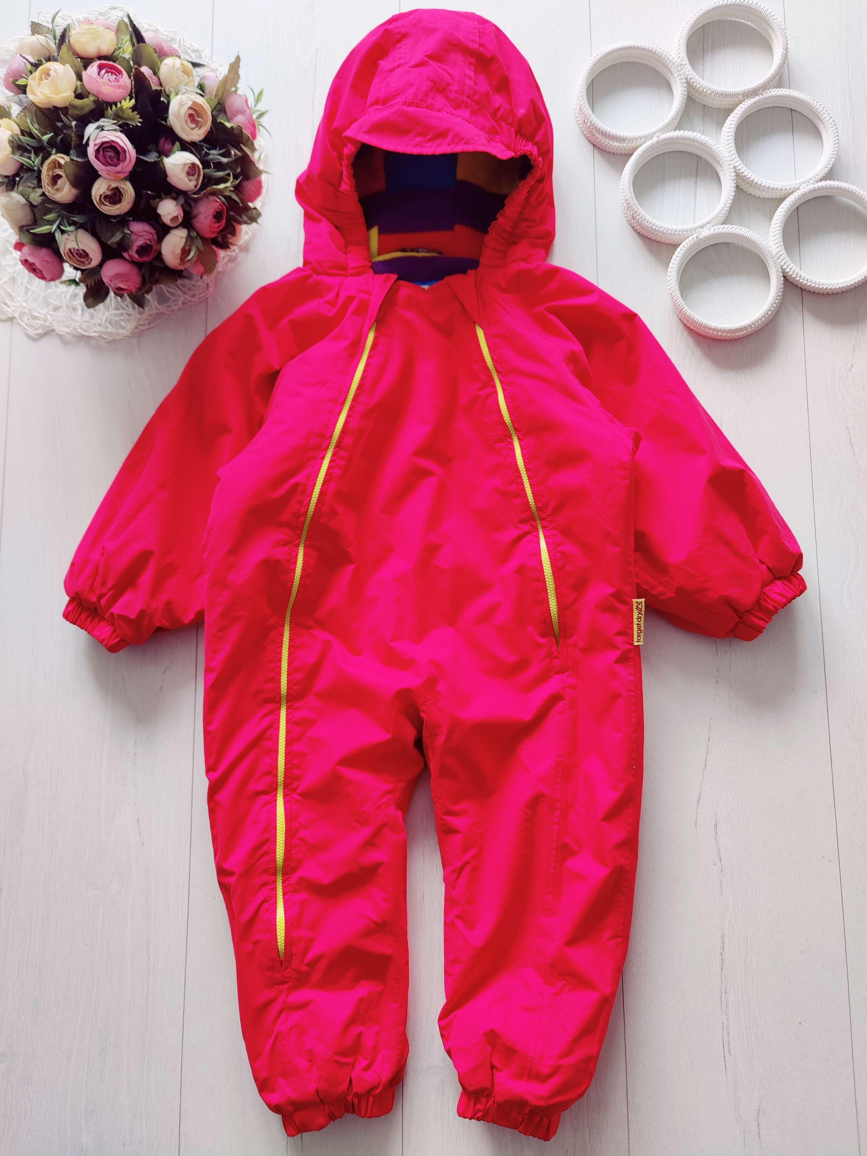 5,6 років, зріст 110,116 Зимовий комбінезон на синтепоні, всередині фліс