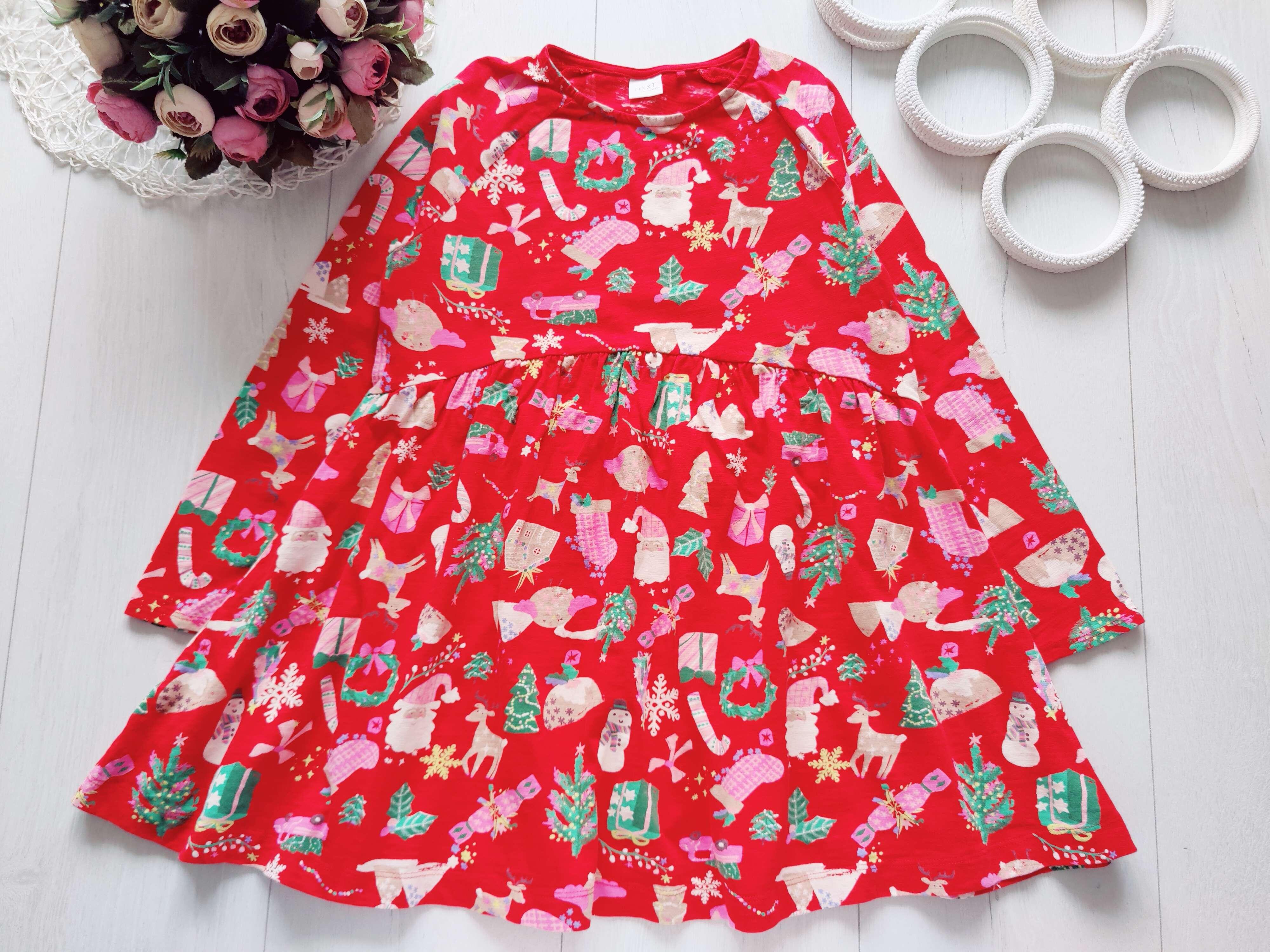 8 лет, рост 128 Новогоднее детское платье