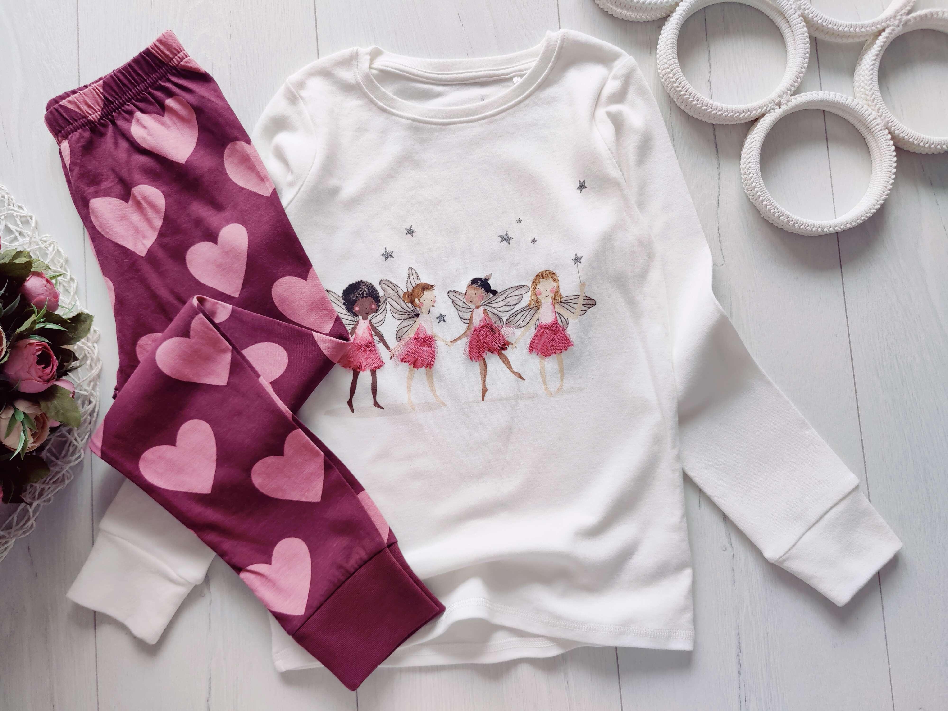 5,6 років, зріст 110,116 Трикотажна піжама дитяча дівчинці