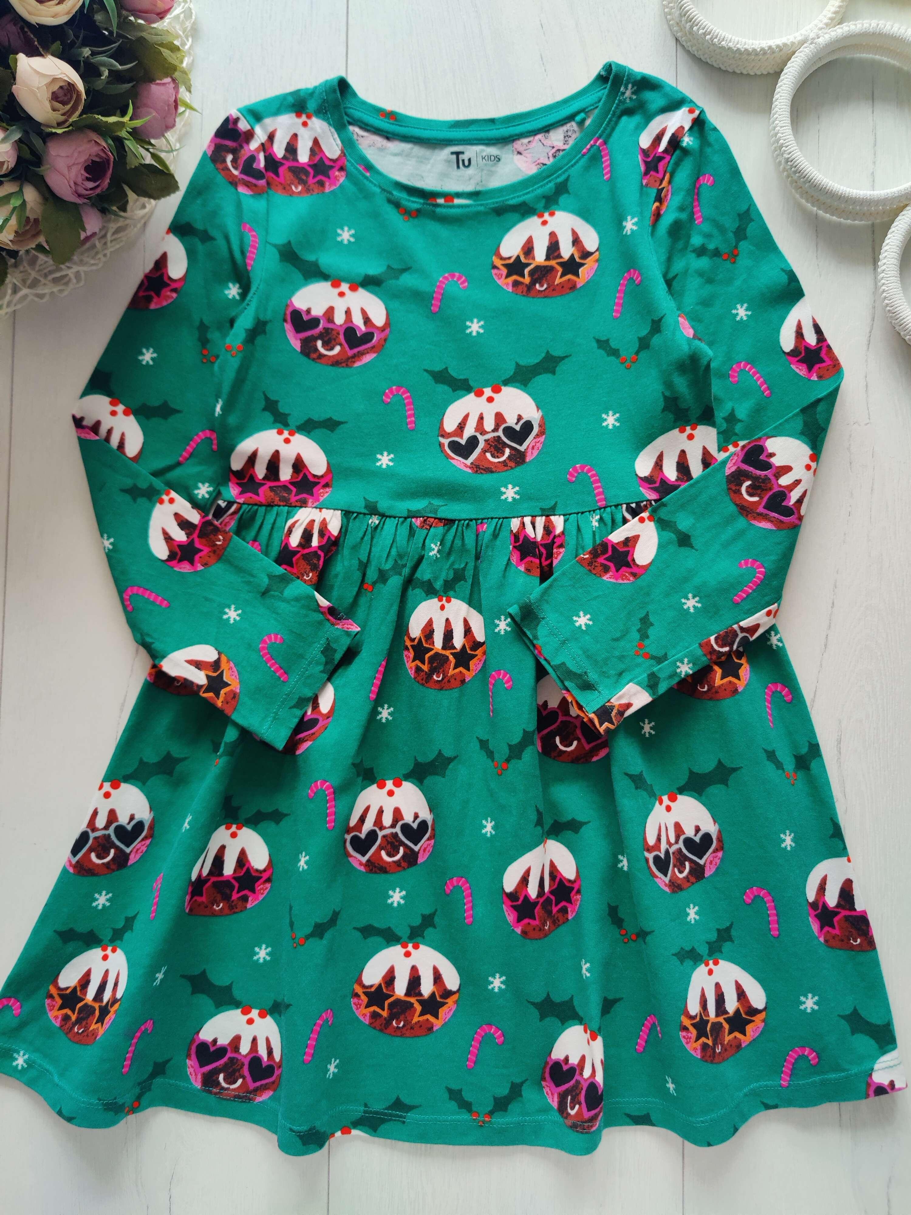 6 років, зріст 116 Трикотажна сукня