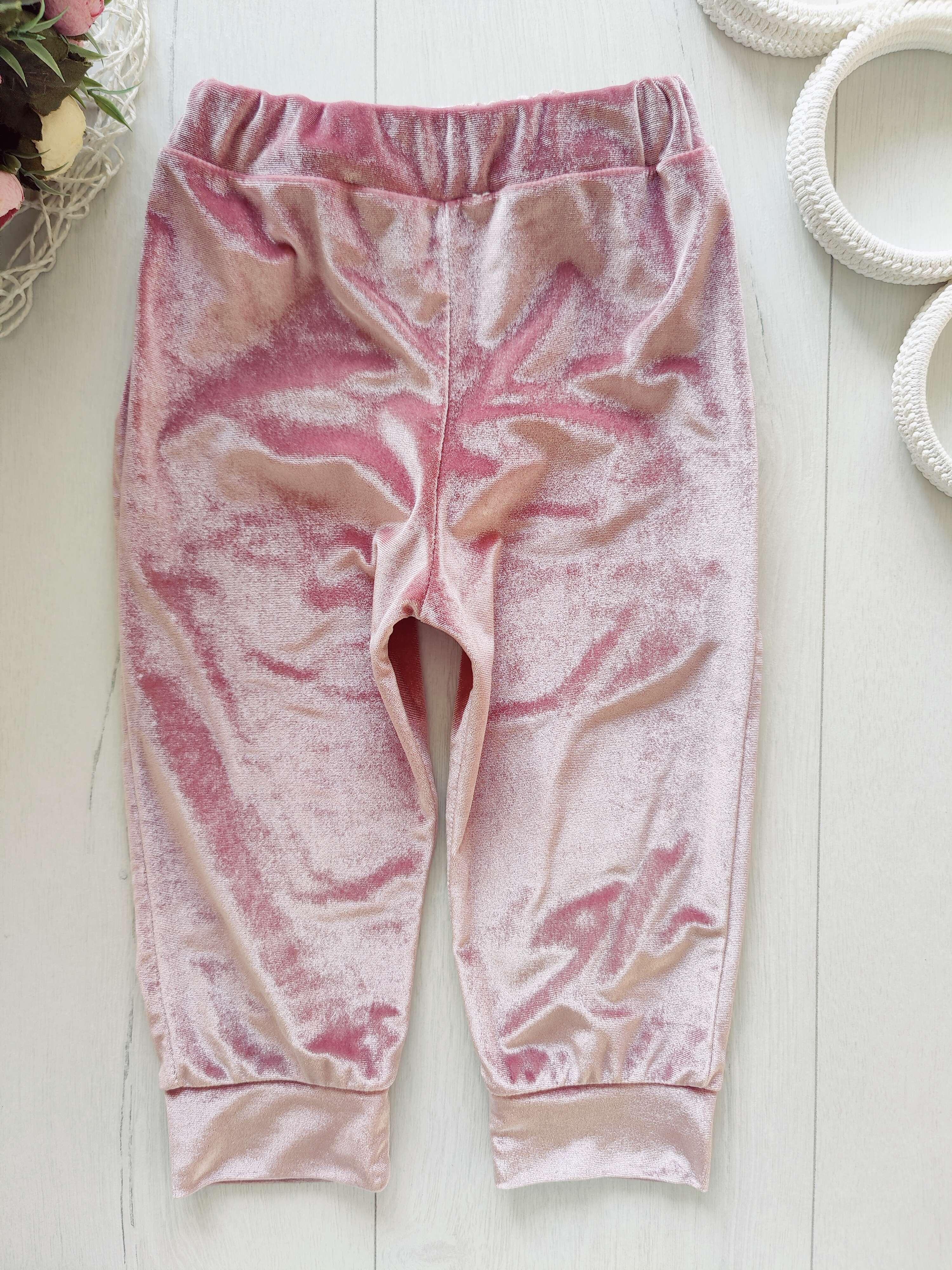 3 роки, зріст 98 Оксамитові штани для дівчинки