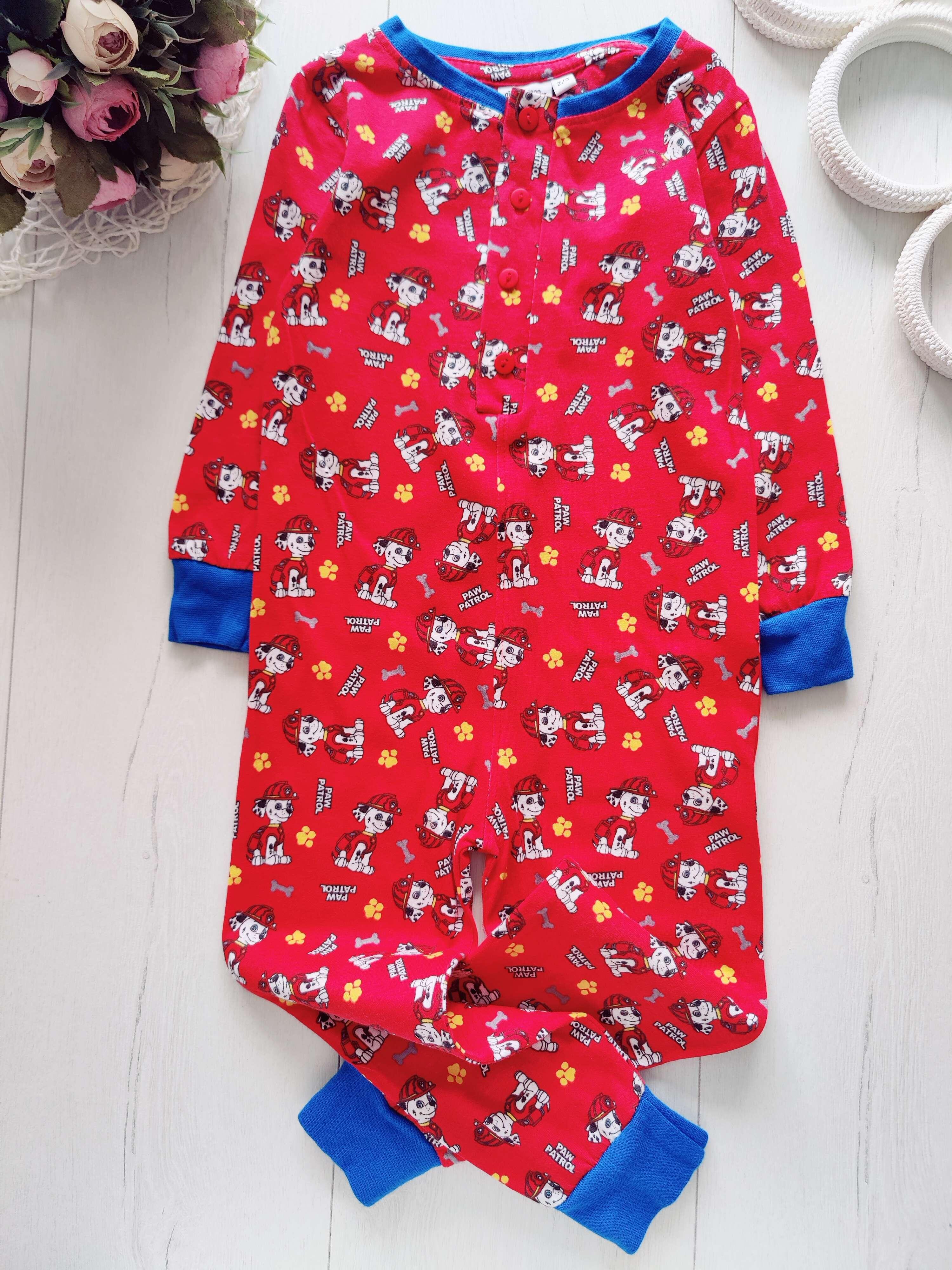 2,3 роки, зріст 92,98 Трикотажний чоловічок Щенячий патруль піжама