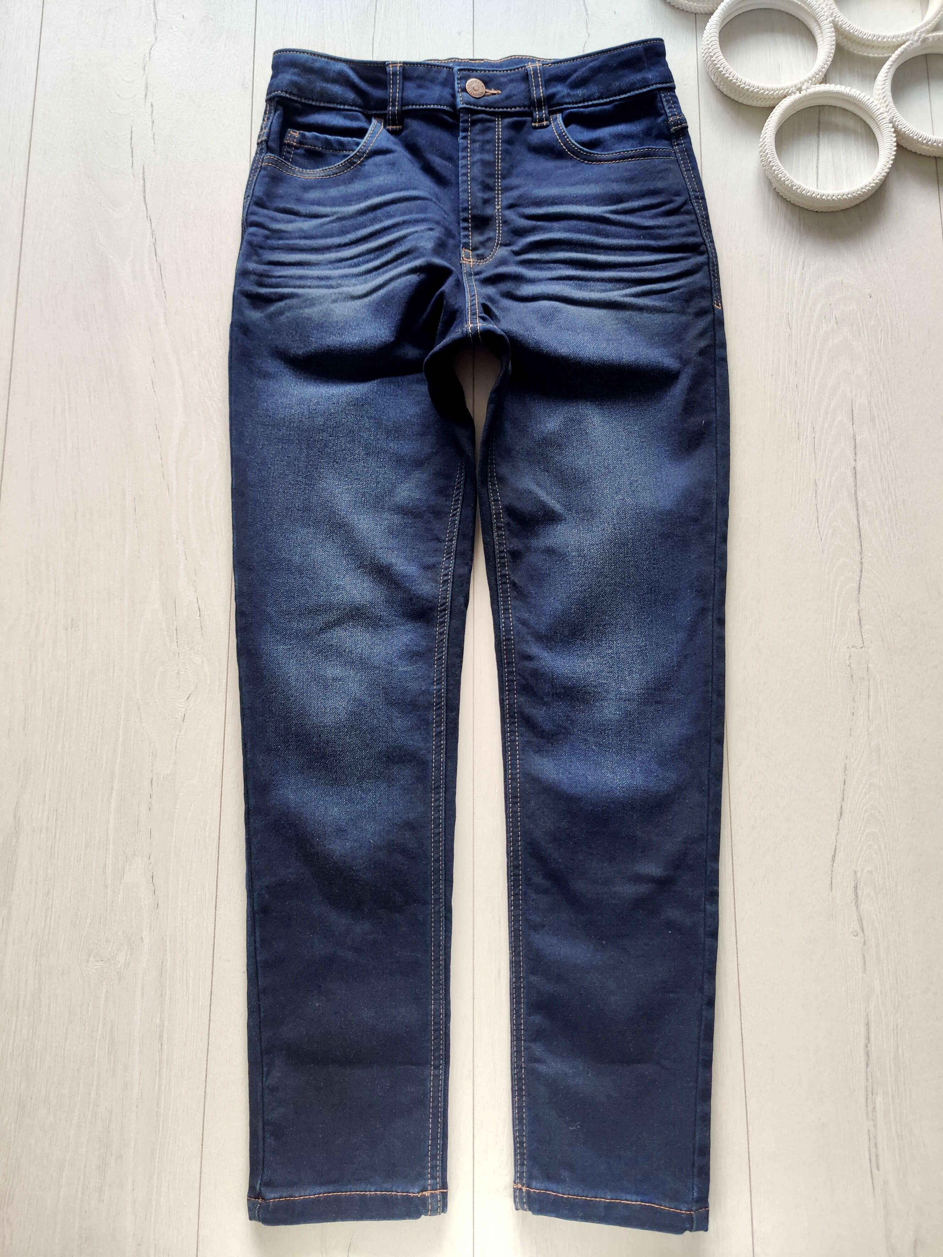 11,12 лет, рост 146,152 Мягкие джинсі для мальчика