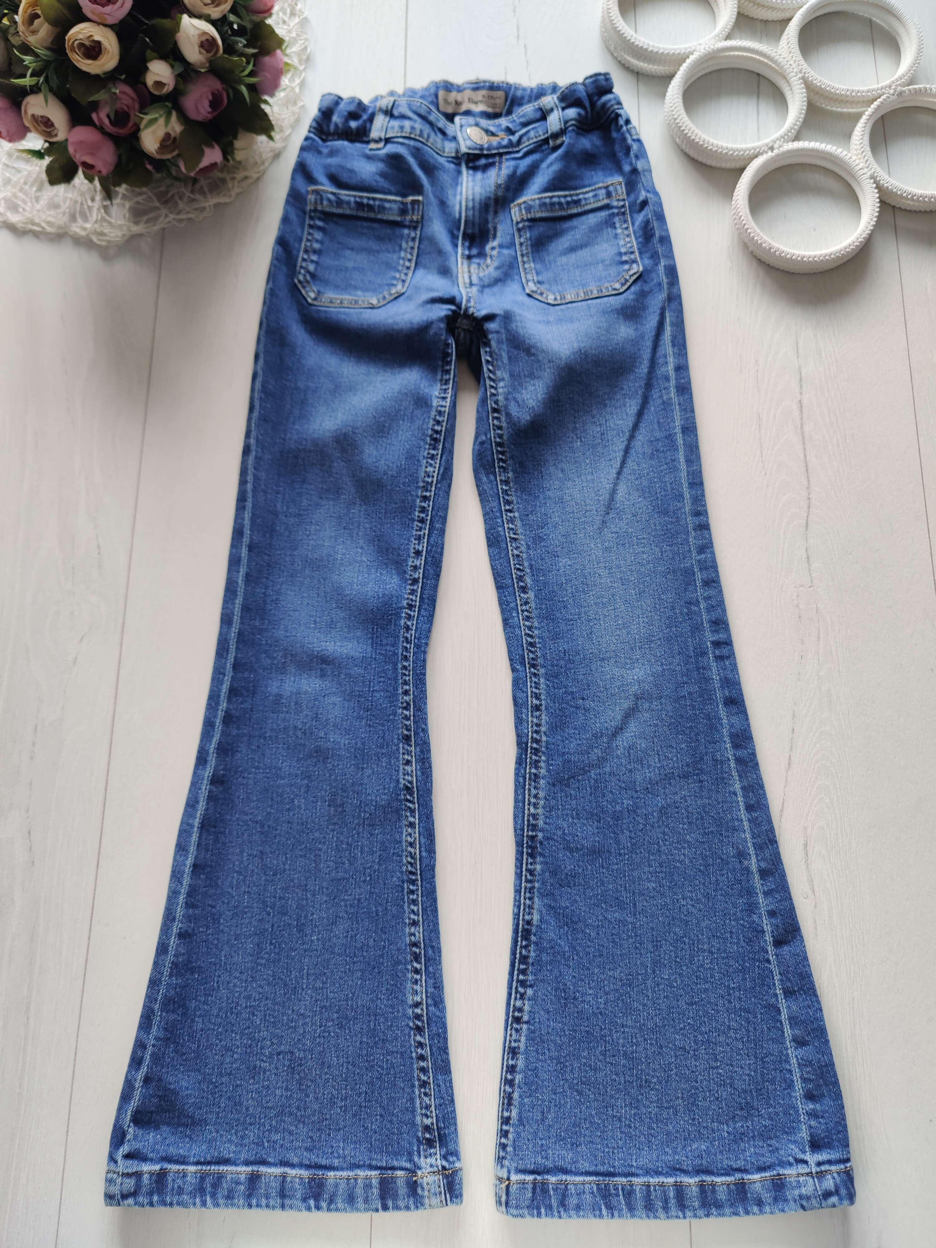 9,10 років, зріст 134,140 Модні стретчеві джинси для дівчинки