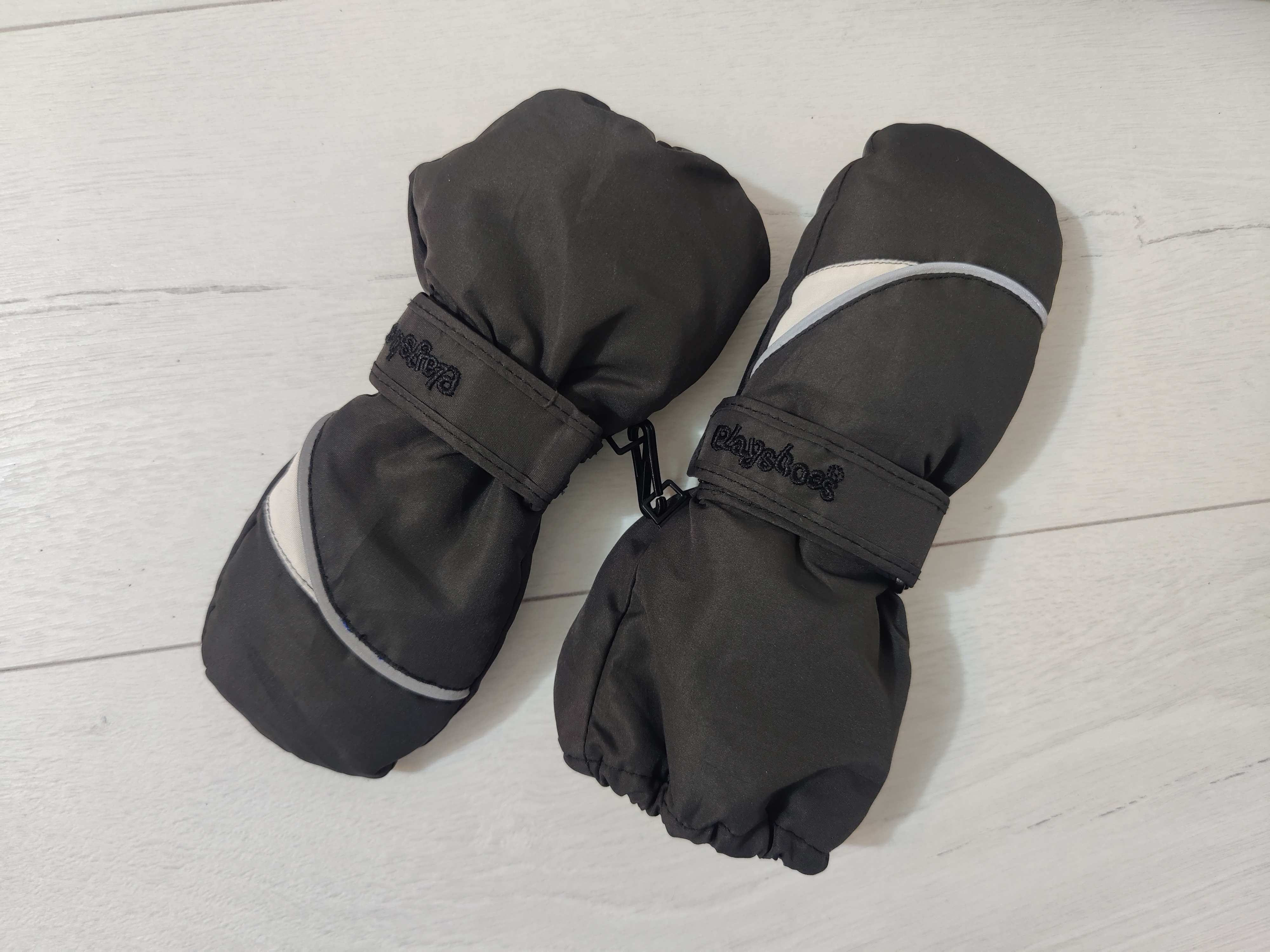 12 мес, Детские варежки, зимние краги с начесом на синепоне