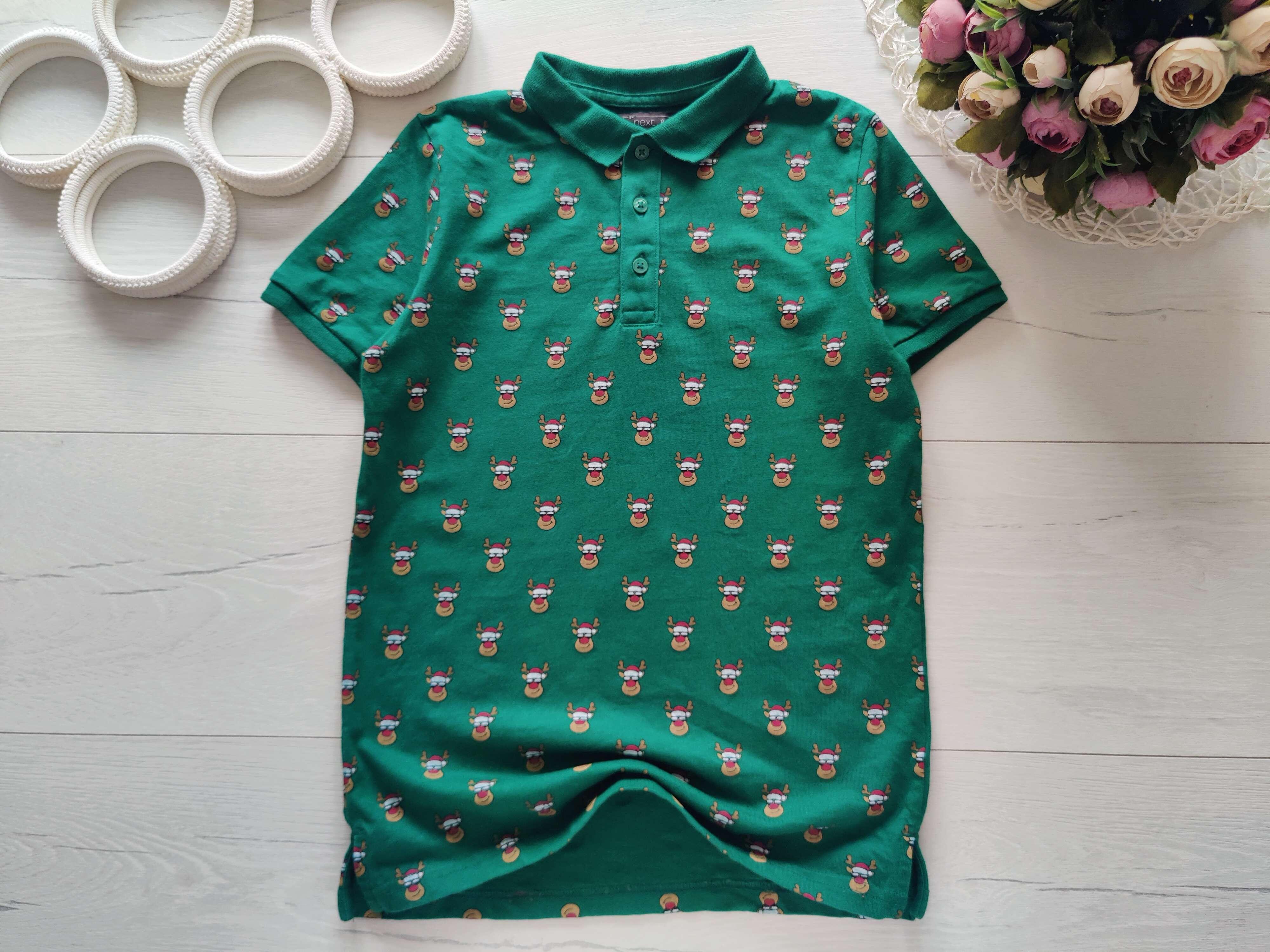 9 років, зріст 134 Новорічне поло в оленях