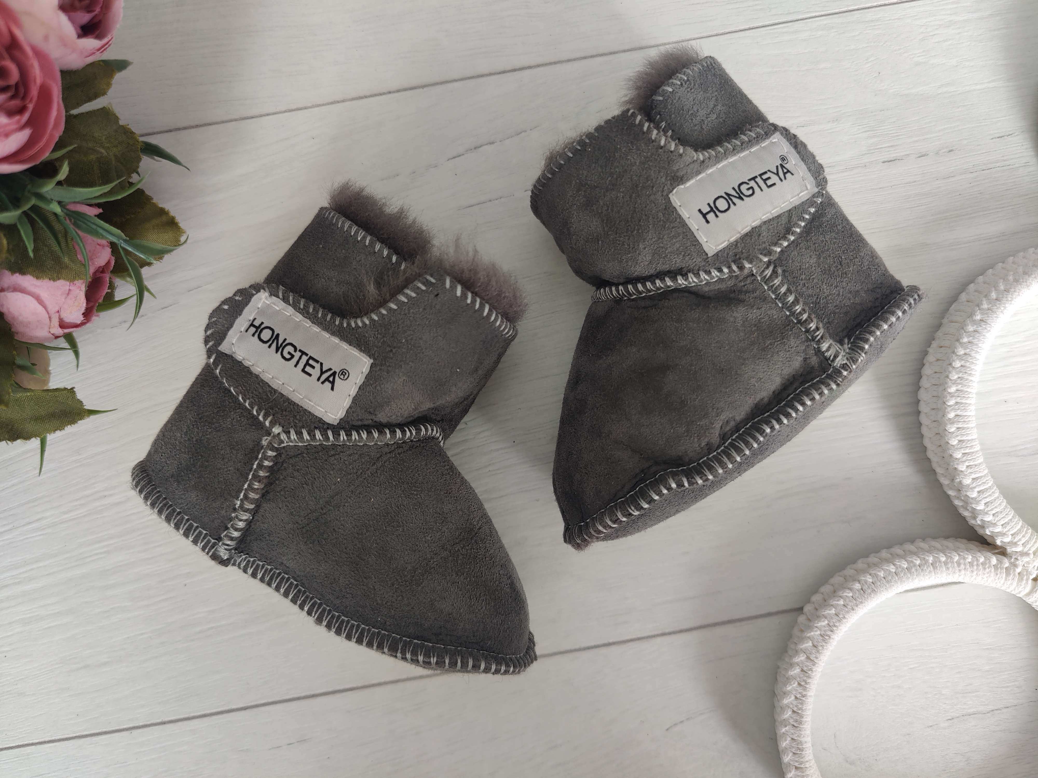 19-20 (12 см) Натуральные зимние пинетки, цегейка