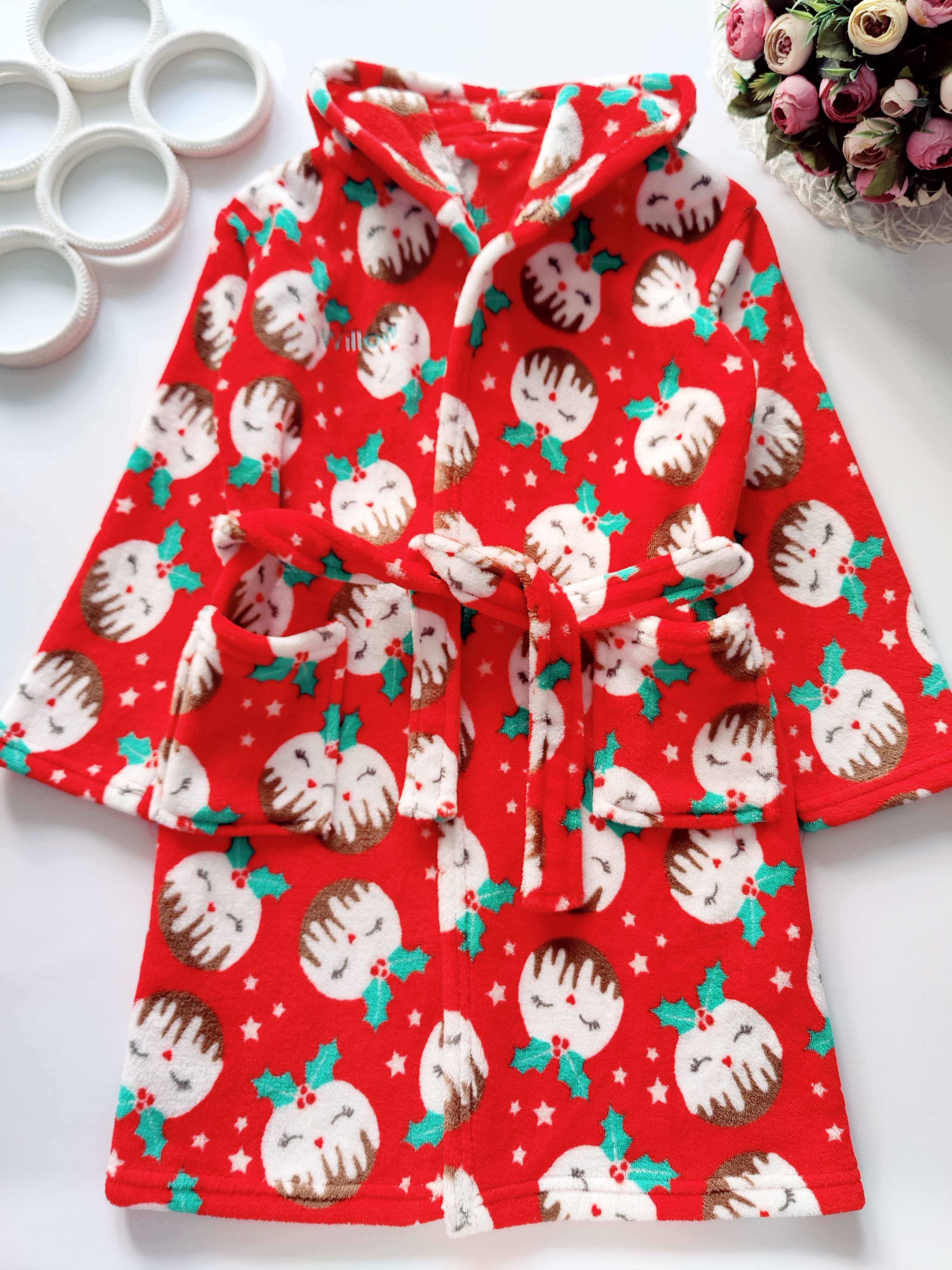 8,9 лет, рост 128,134 Детский халат