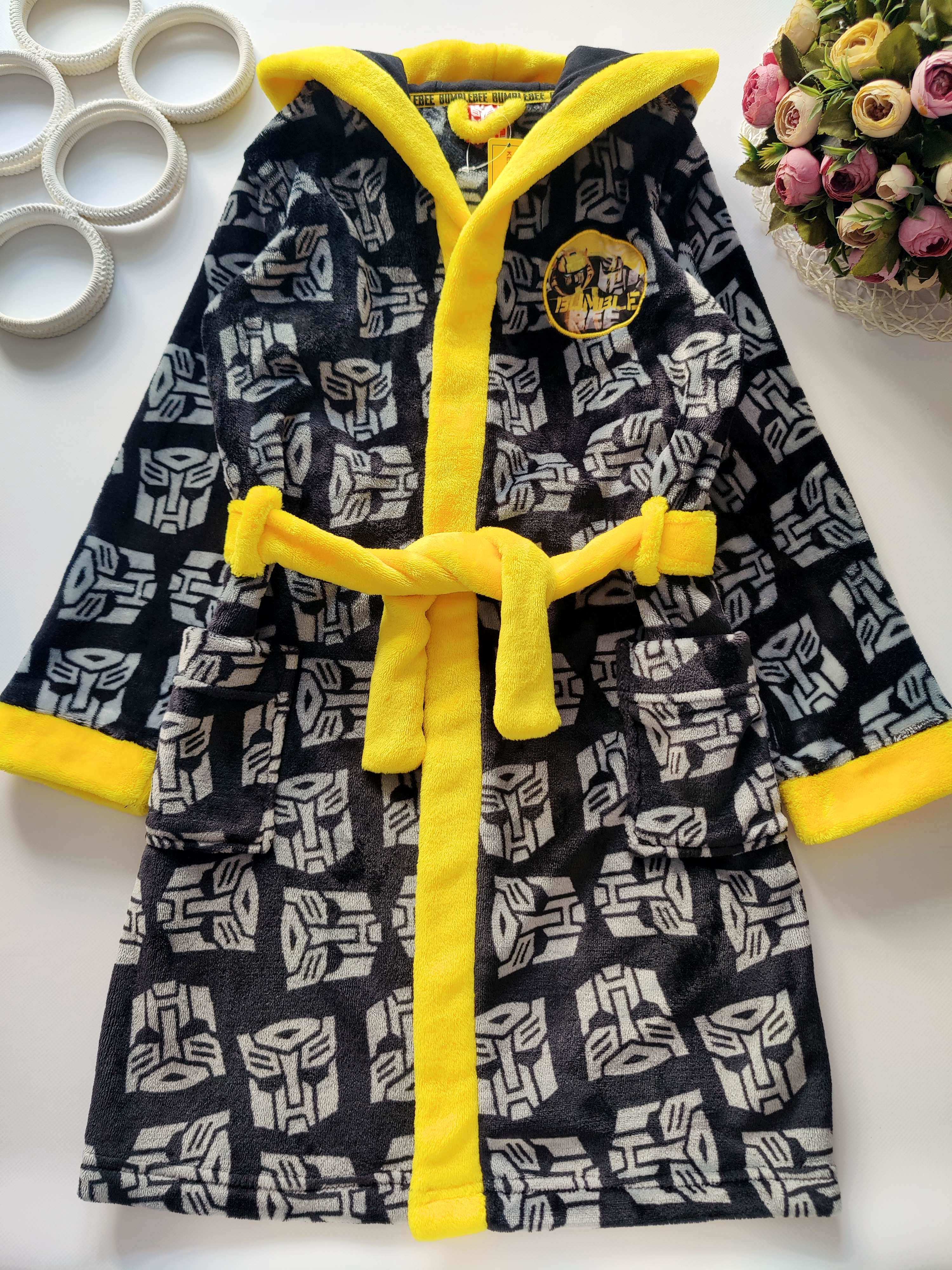 8 лет, рост 128 Новый детский махровый халат