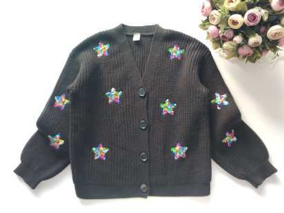 11 років, зріст 146 Кофта об'ємної в'язки