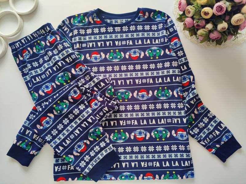 14,15 років, зріст 166 Тепла дитяча піжама Стіч