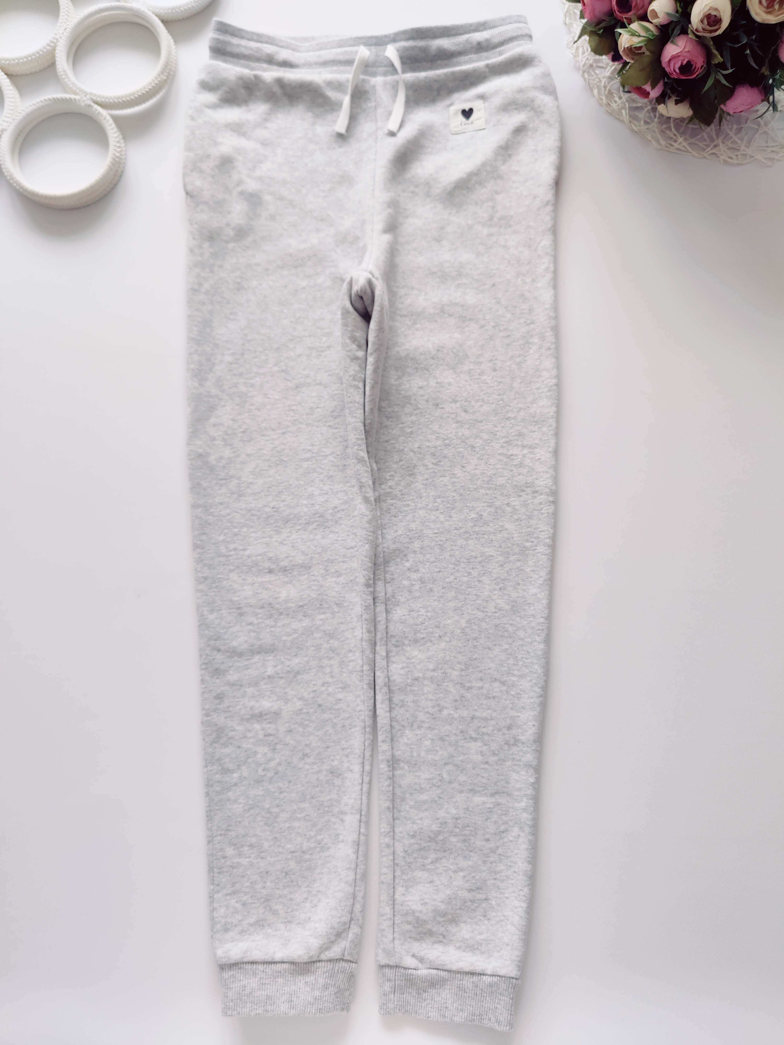 9,10 років, зріст 140 Теплі штани на флісі для дівчинки