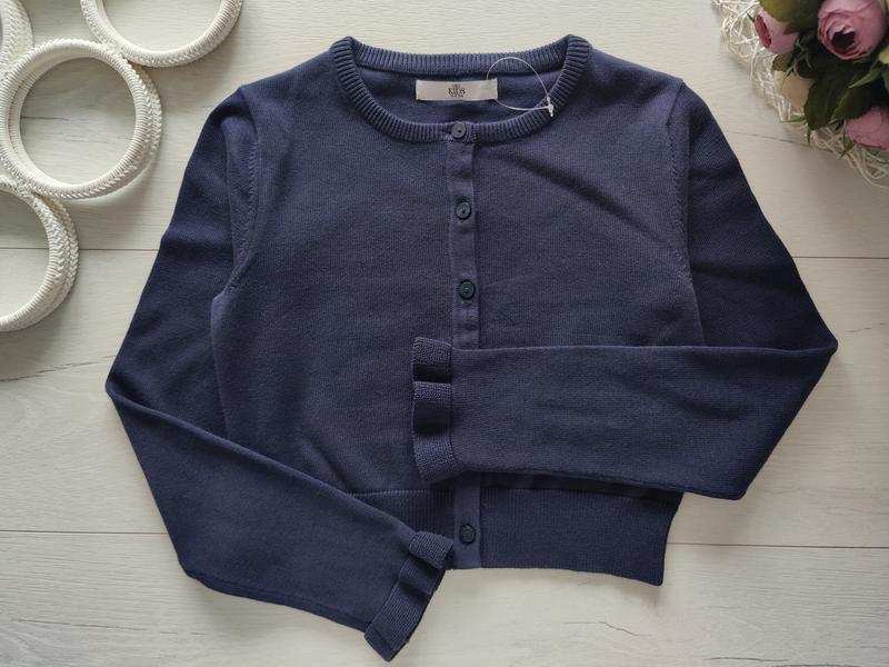 8,9 років, зріст 134 Нова кофта в школу котон
