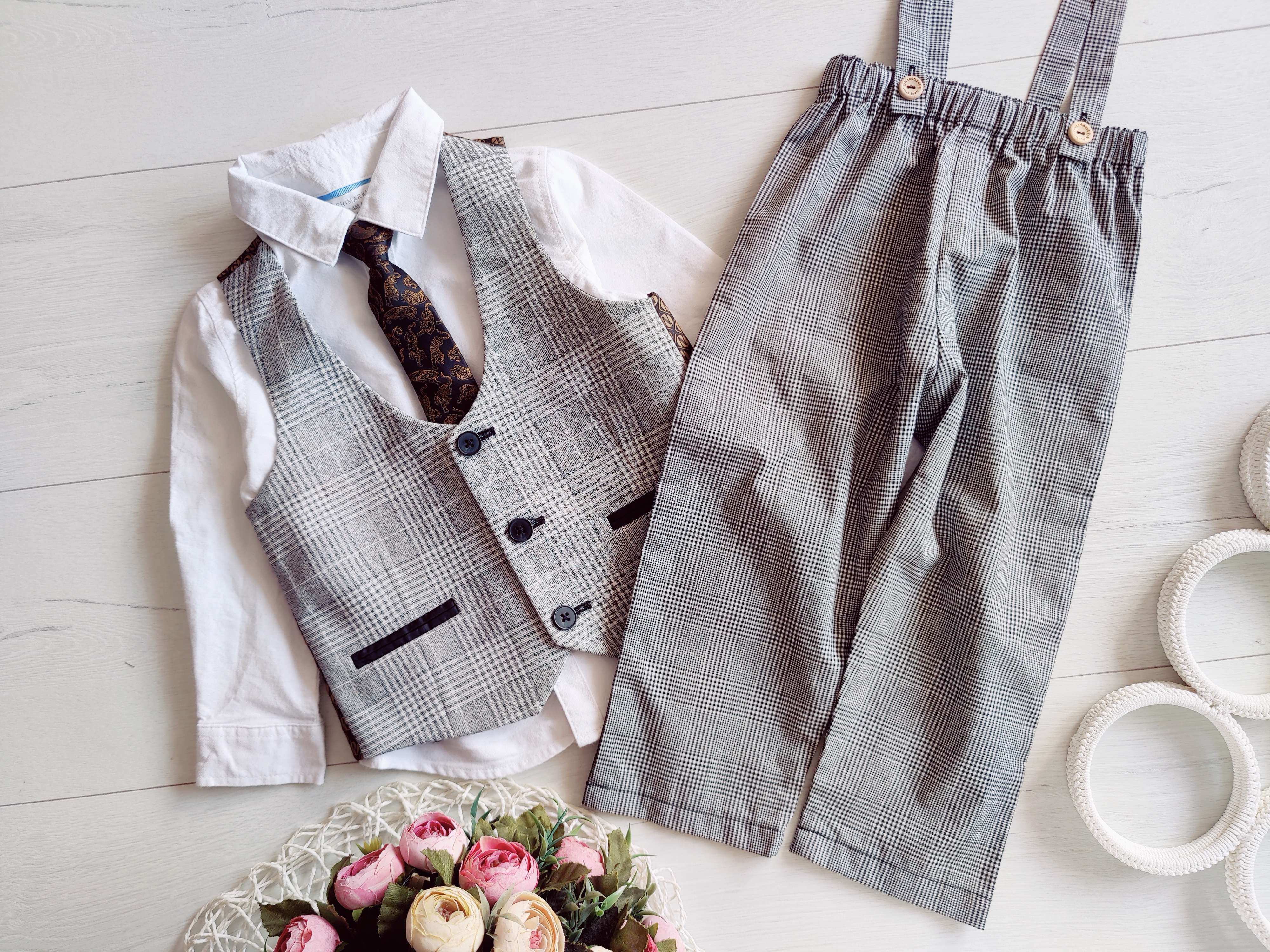 18,24 мес, рост 92 Детский нарядный комплект для мальчика