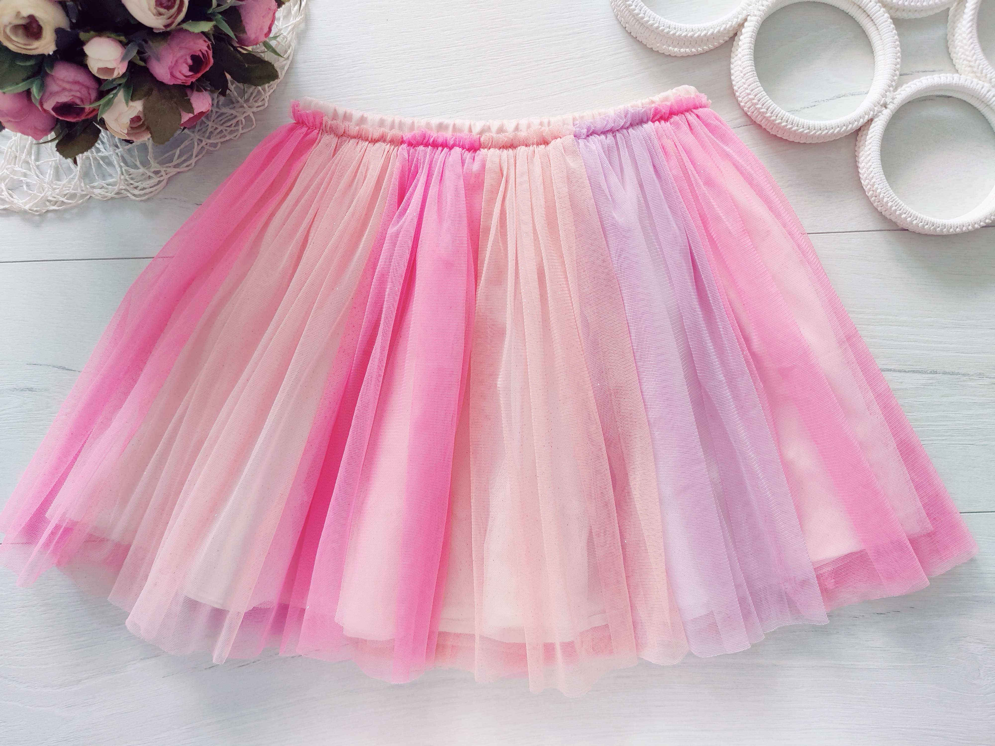 6,8 років, зріст 122,128 Дитяча спідниця фатин