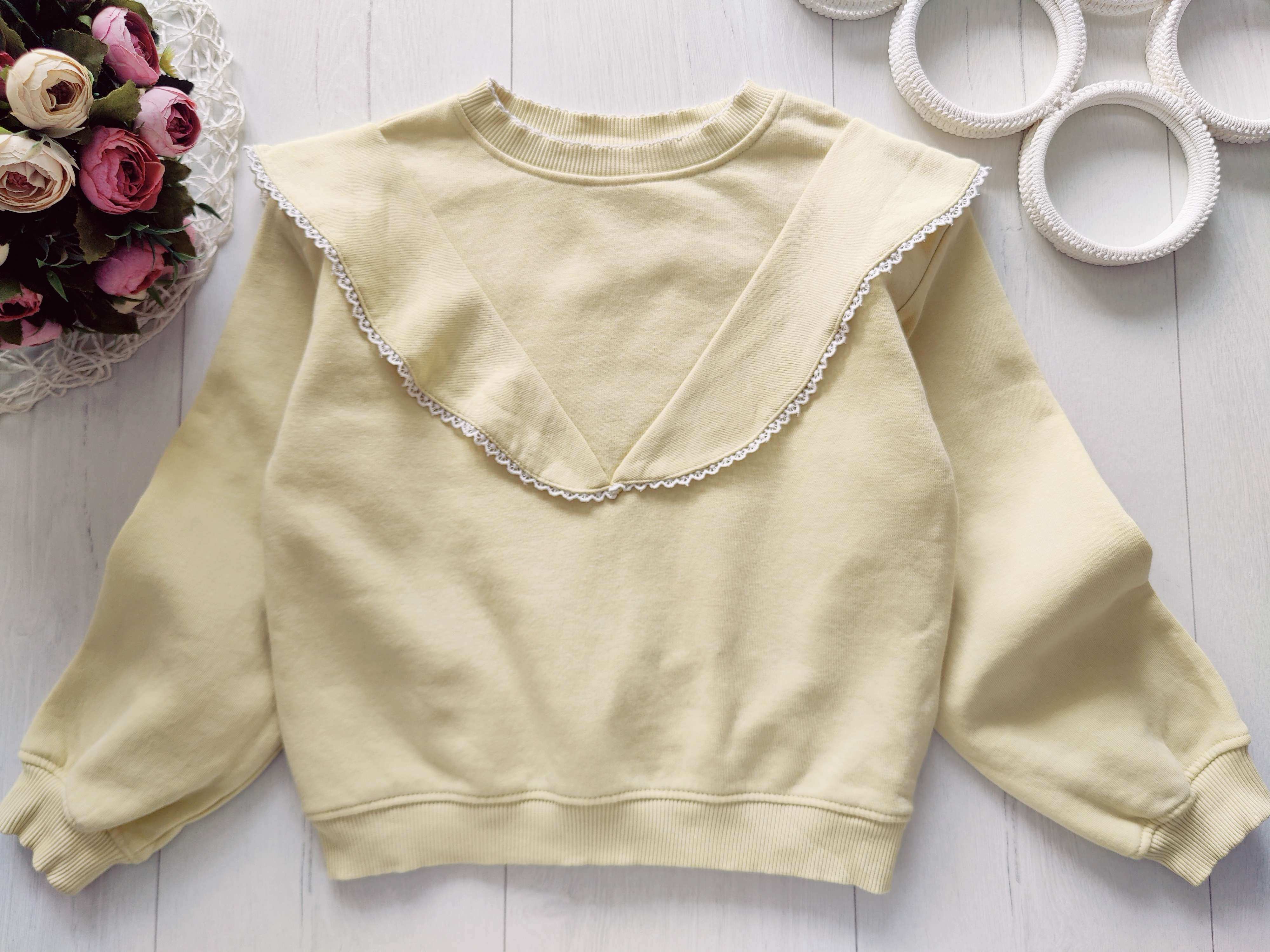 6,8 років, зріст 122,128 Лимонний світшот на флісі