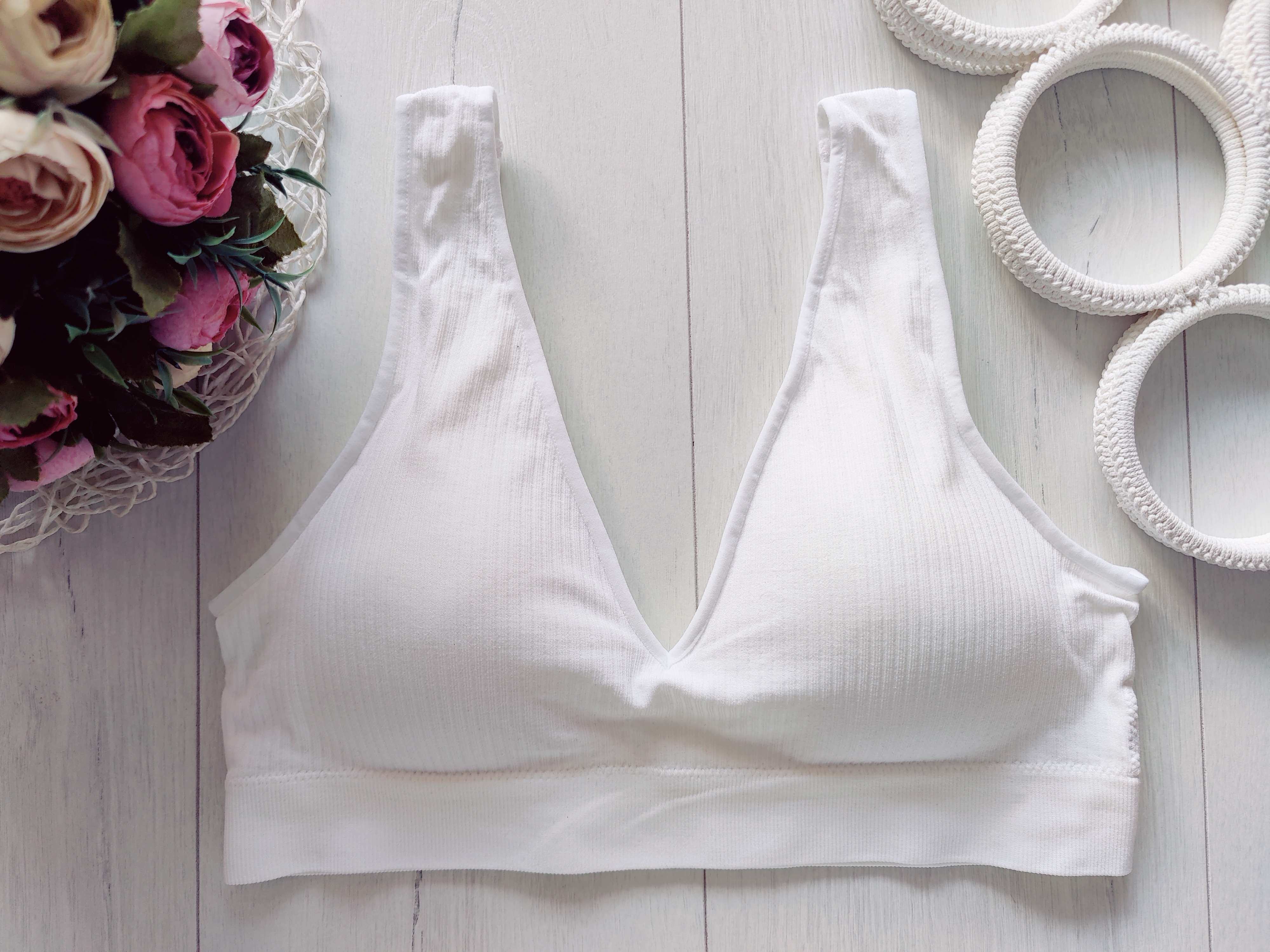 L Новый белый женский топ