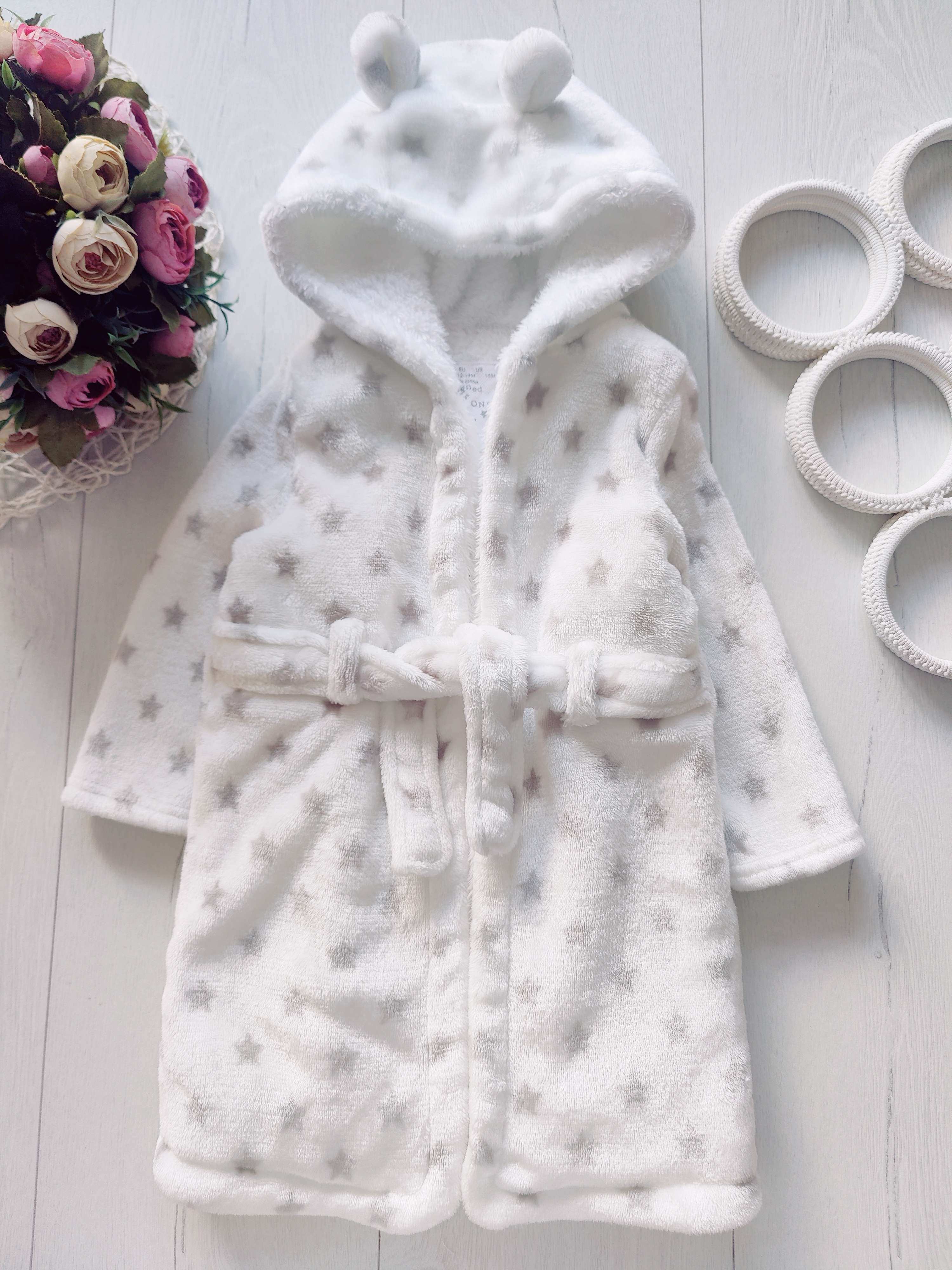 12,18 міс, зріст 86 Білий халат у зірках