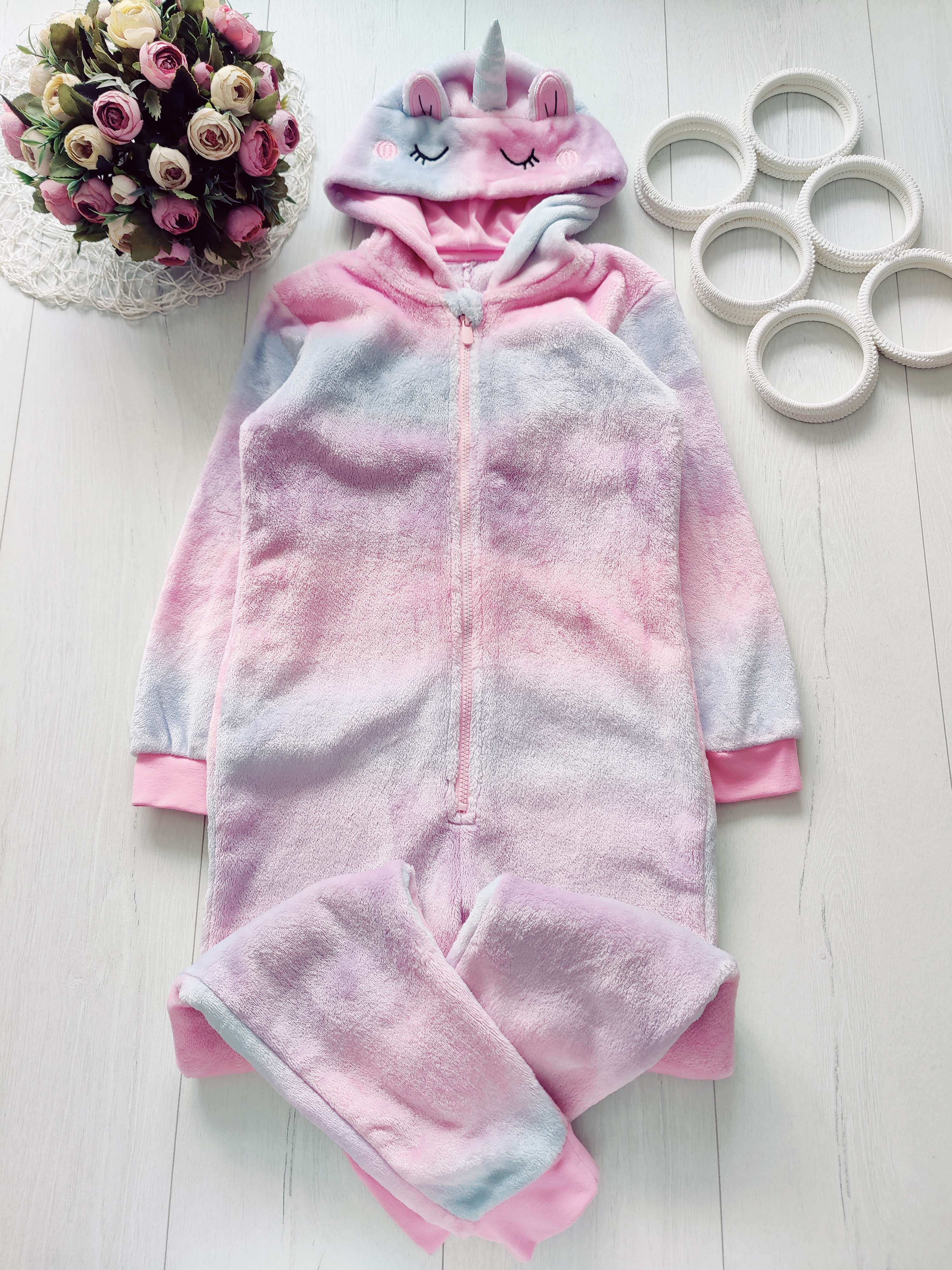 8,9 лет, рост 128,134 Кигуруми единорог