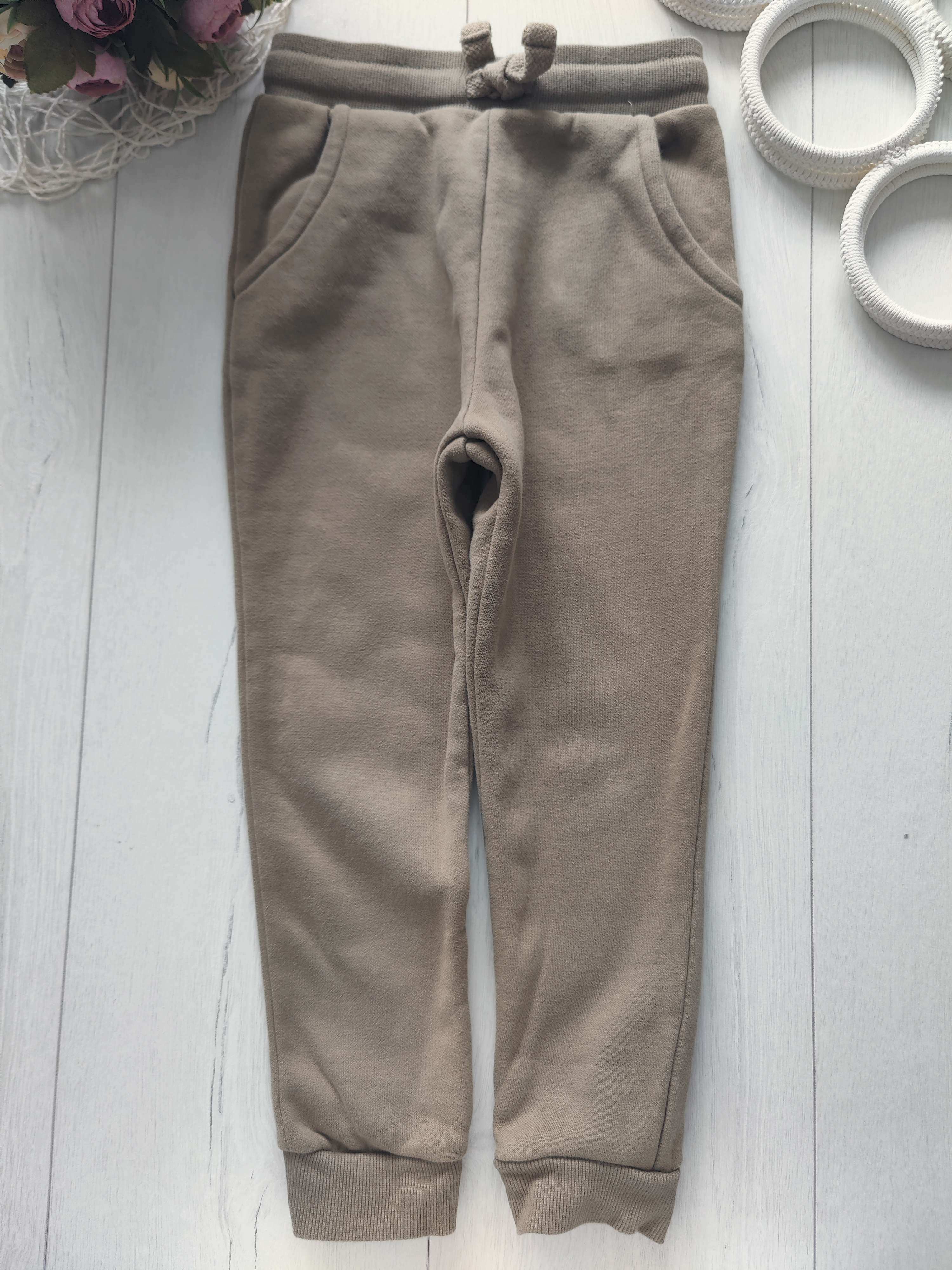 4,5 лет, рост 104,110 Теплые штаны на флисе