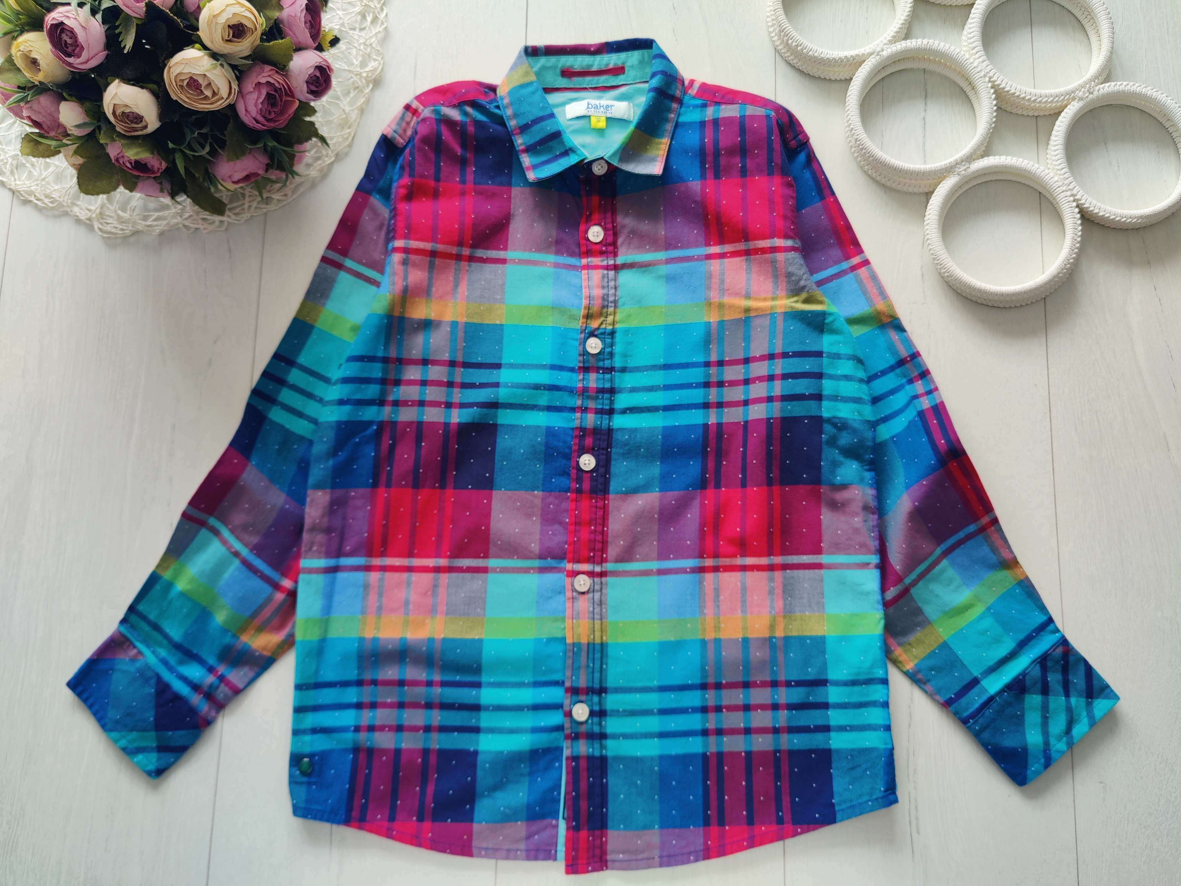 10 років, зріст 140 Красива бавовняна дитяча сорочка