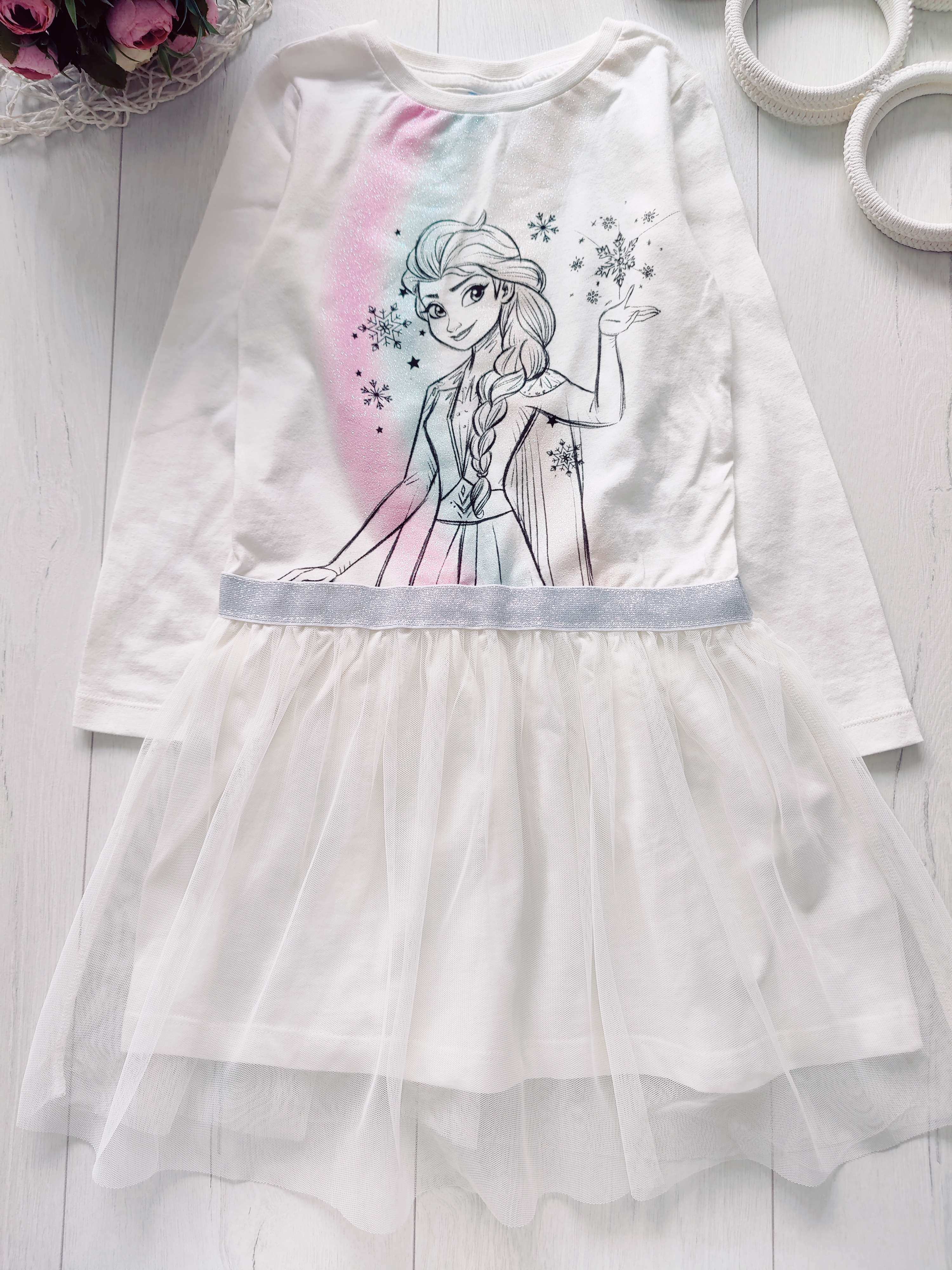 5,6 лет, рост 110,116 Платье Frozen