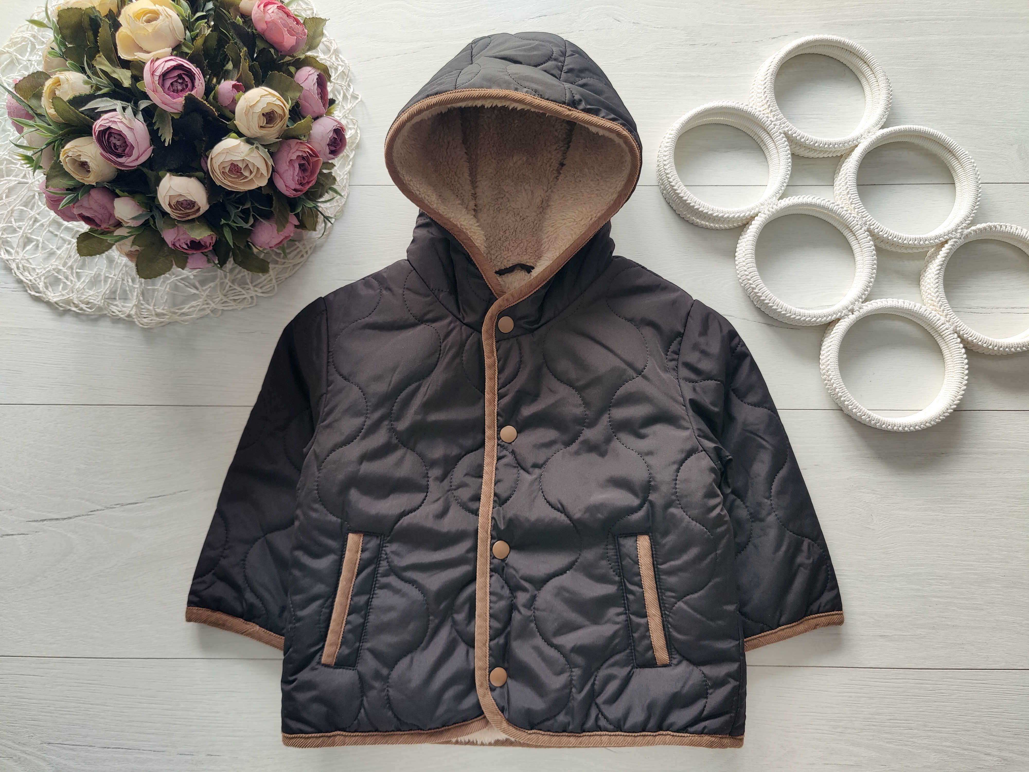 9,12 мес, рост 80 Демисезонная детская курточка для мальчика