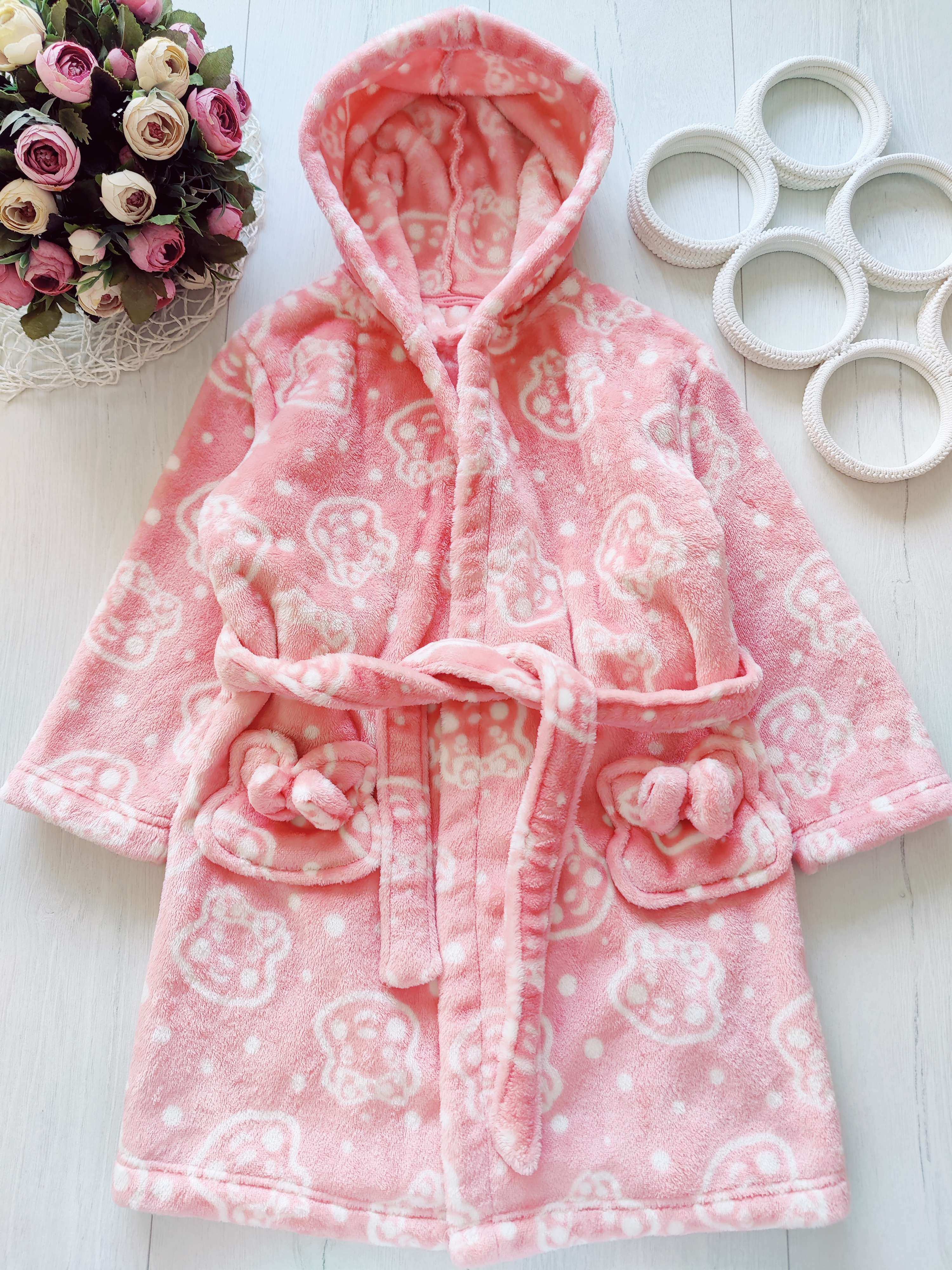 4,5 років, зріст 104,110 Махровий дитячий халат