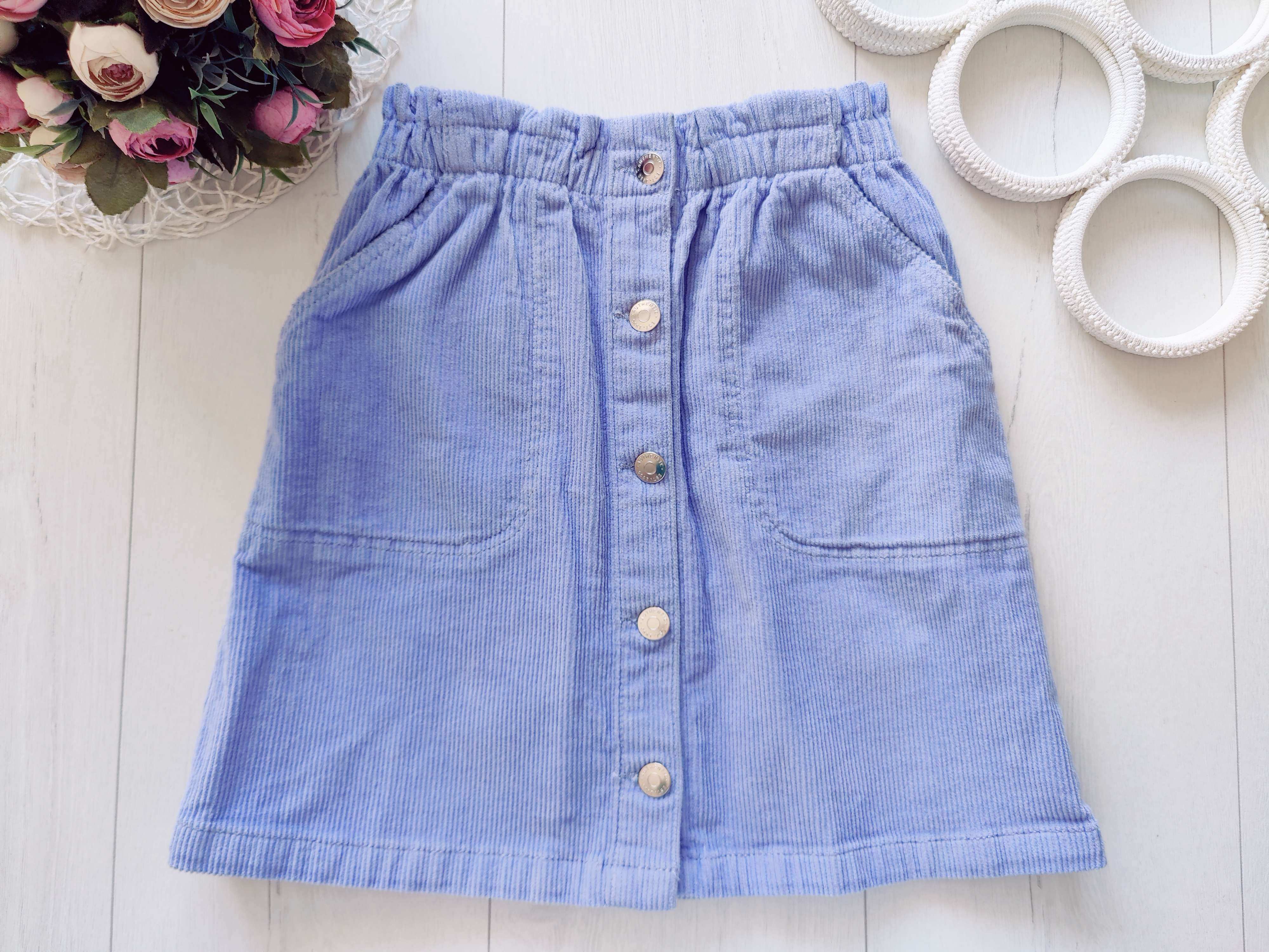 11,12 років, зріст 146,152 Спідниця на гумці мікровельвет