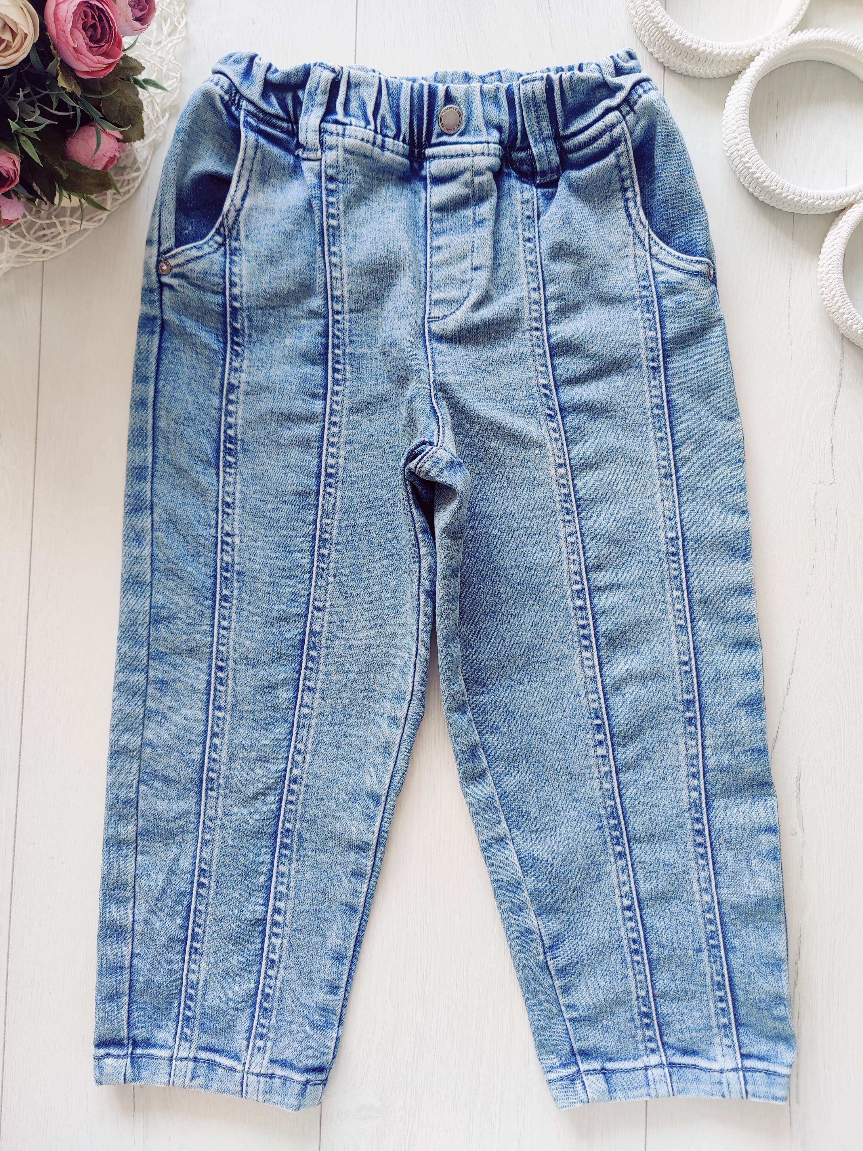 5років, зріст 110 Стретчеві джинси мом на гумці