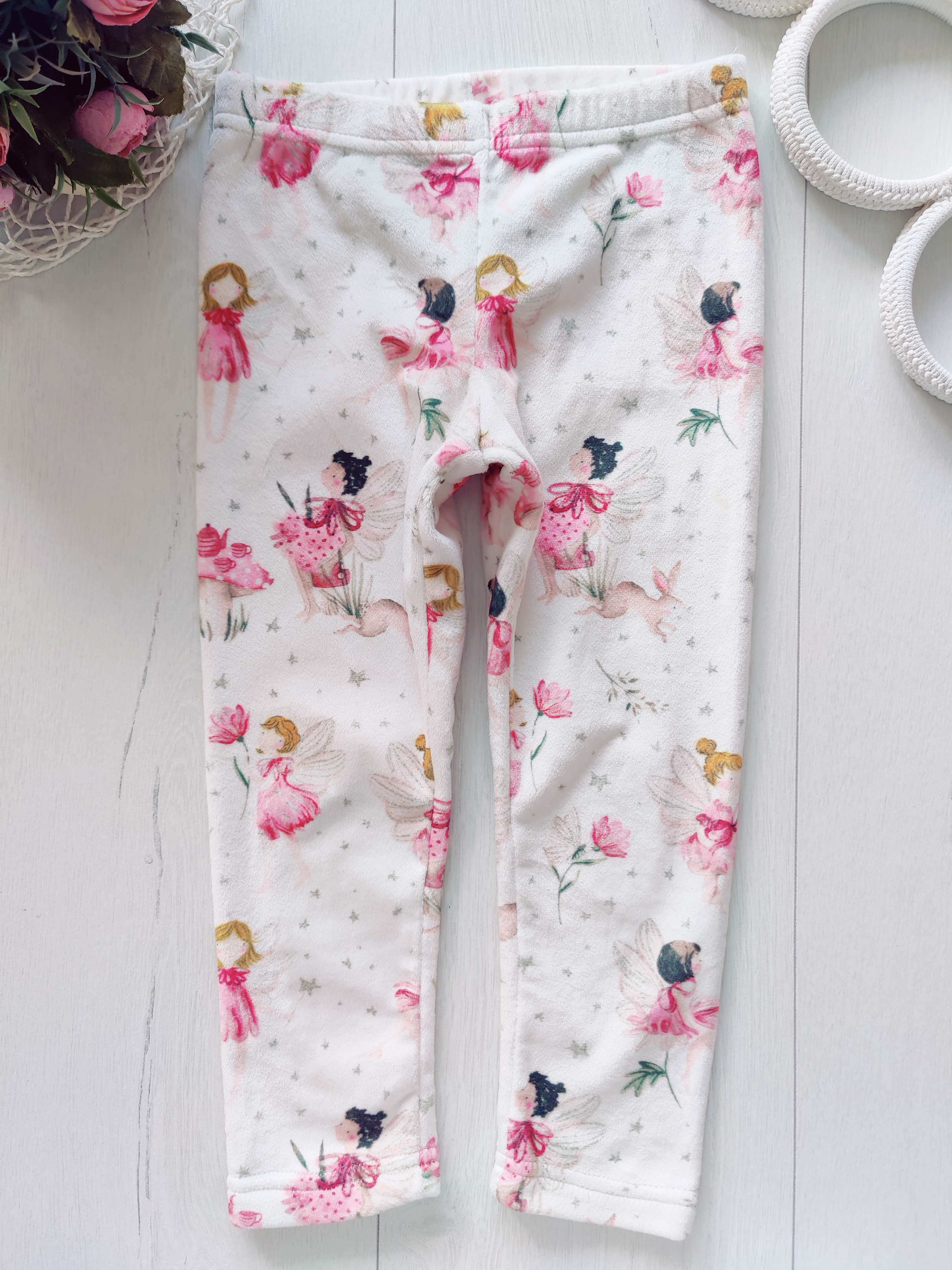 3,4 года, рост 104 Теплые лосины для девочки