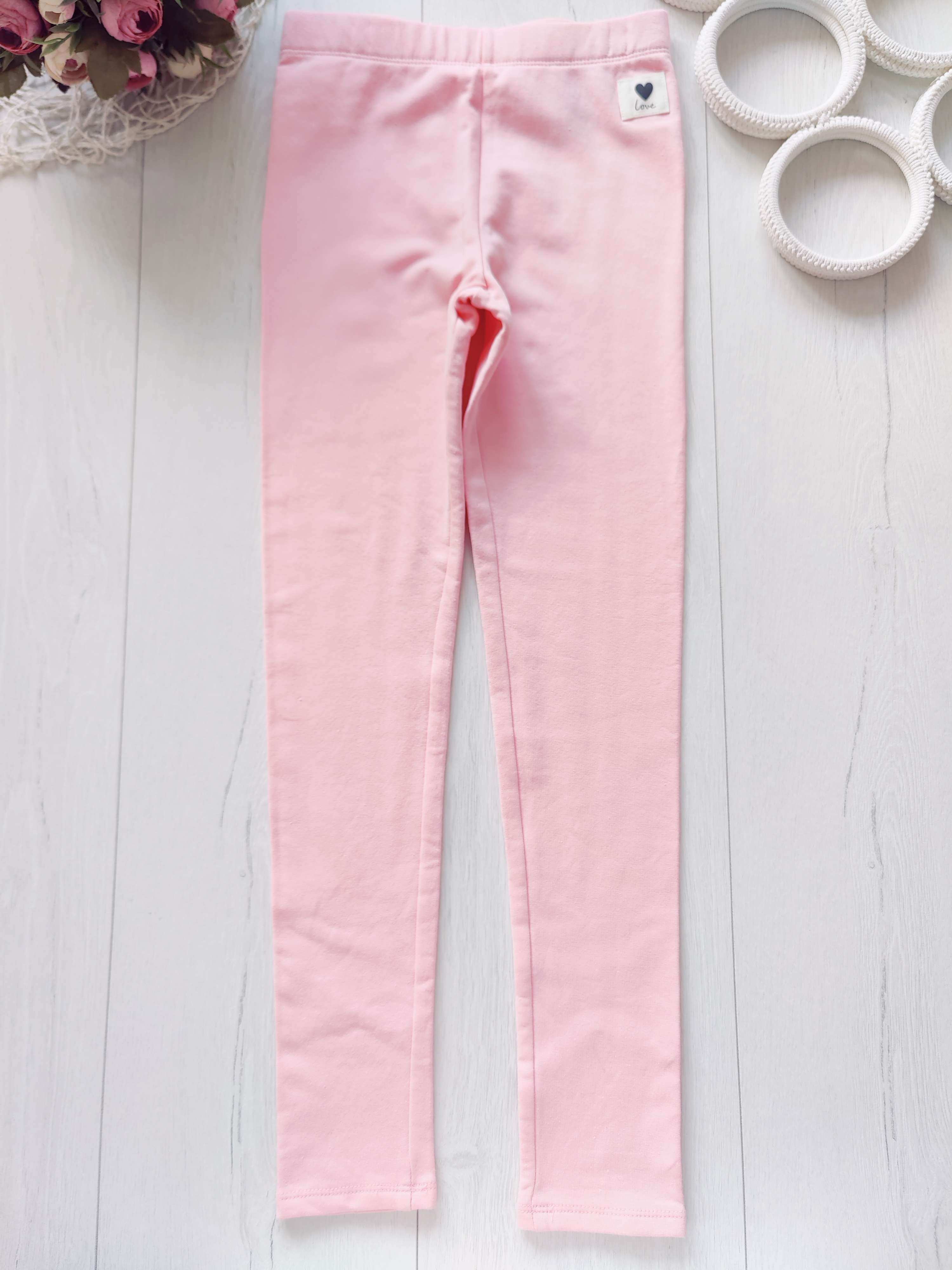 9,10 лет, рост 140 Новые лосины с начесом