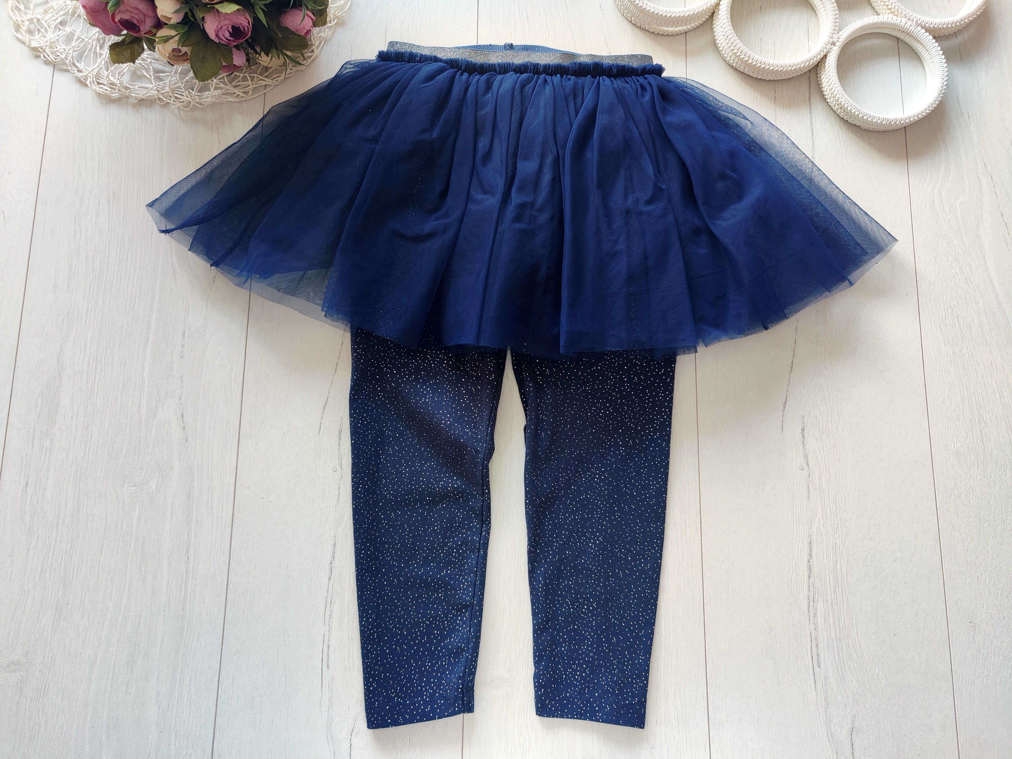 5,6 лет, рост 110,116 Лосини- юбка