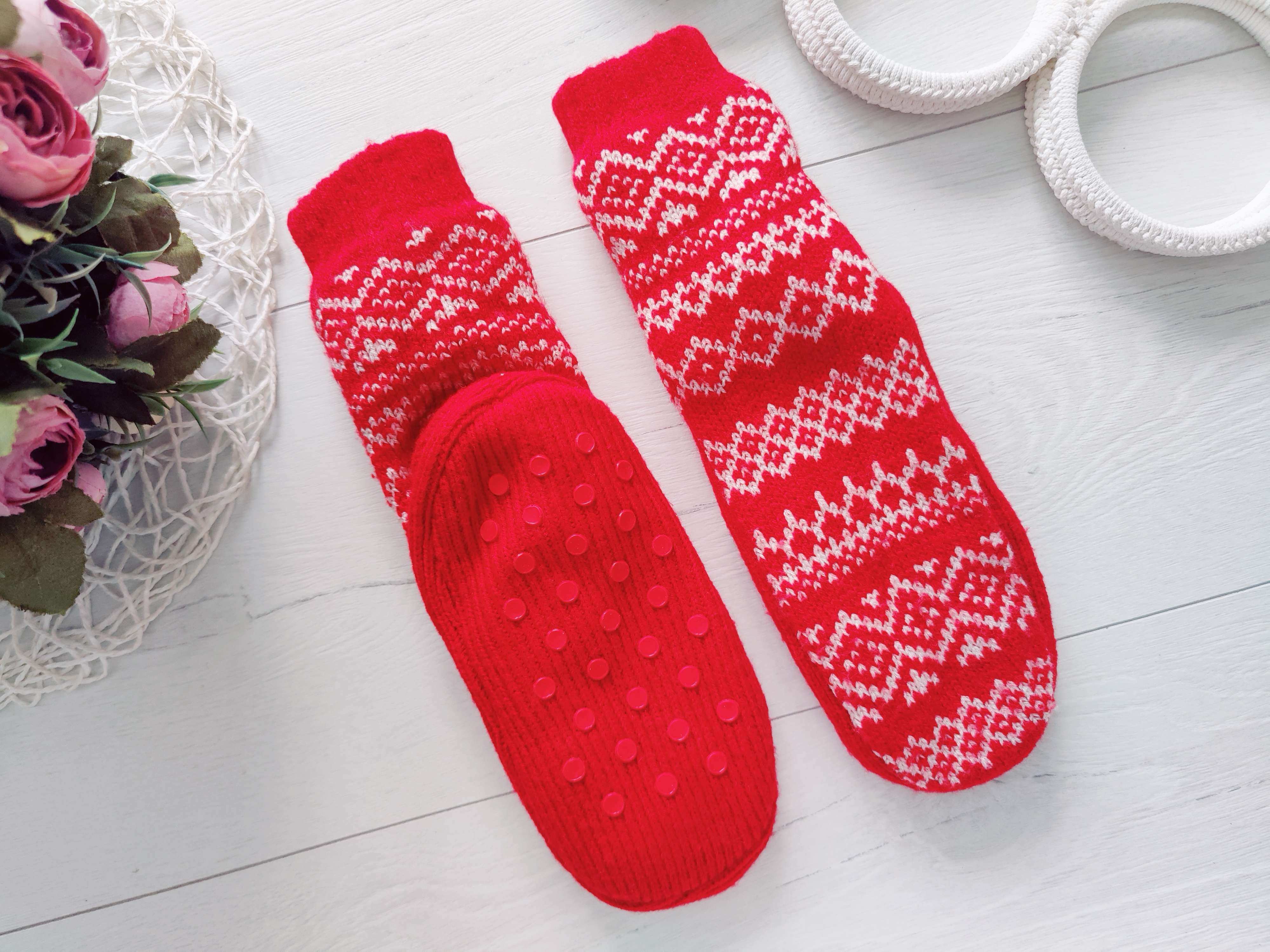 18-21 см. Теплі дитячі шкарпетки з антиковзаючою підошвою, що утеплюють