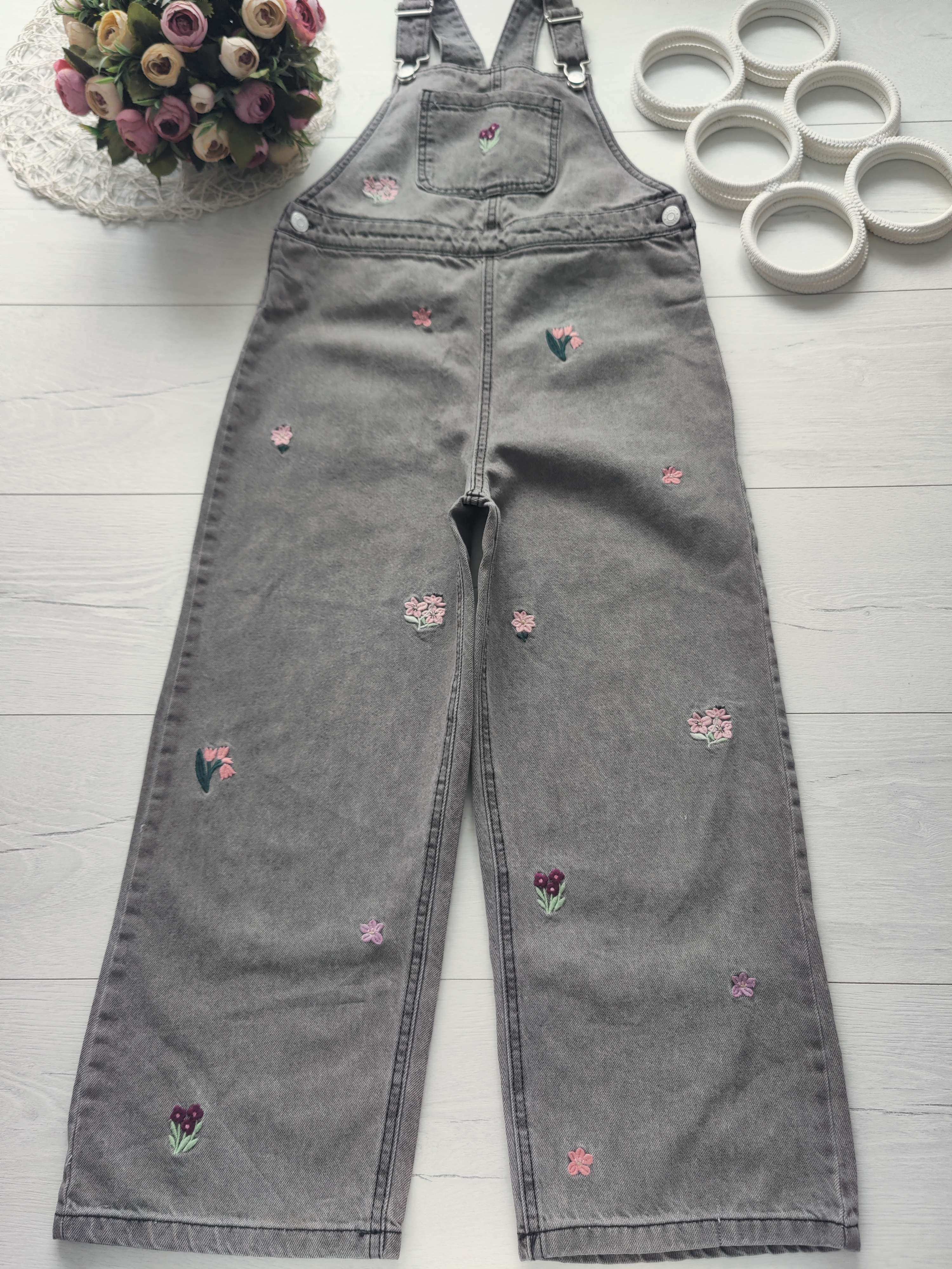 10 лет, рост 140 Комбинезон джинс