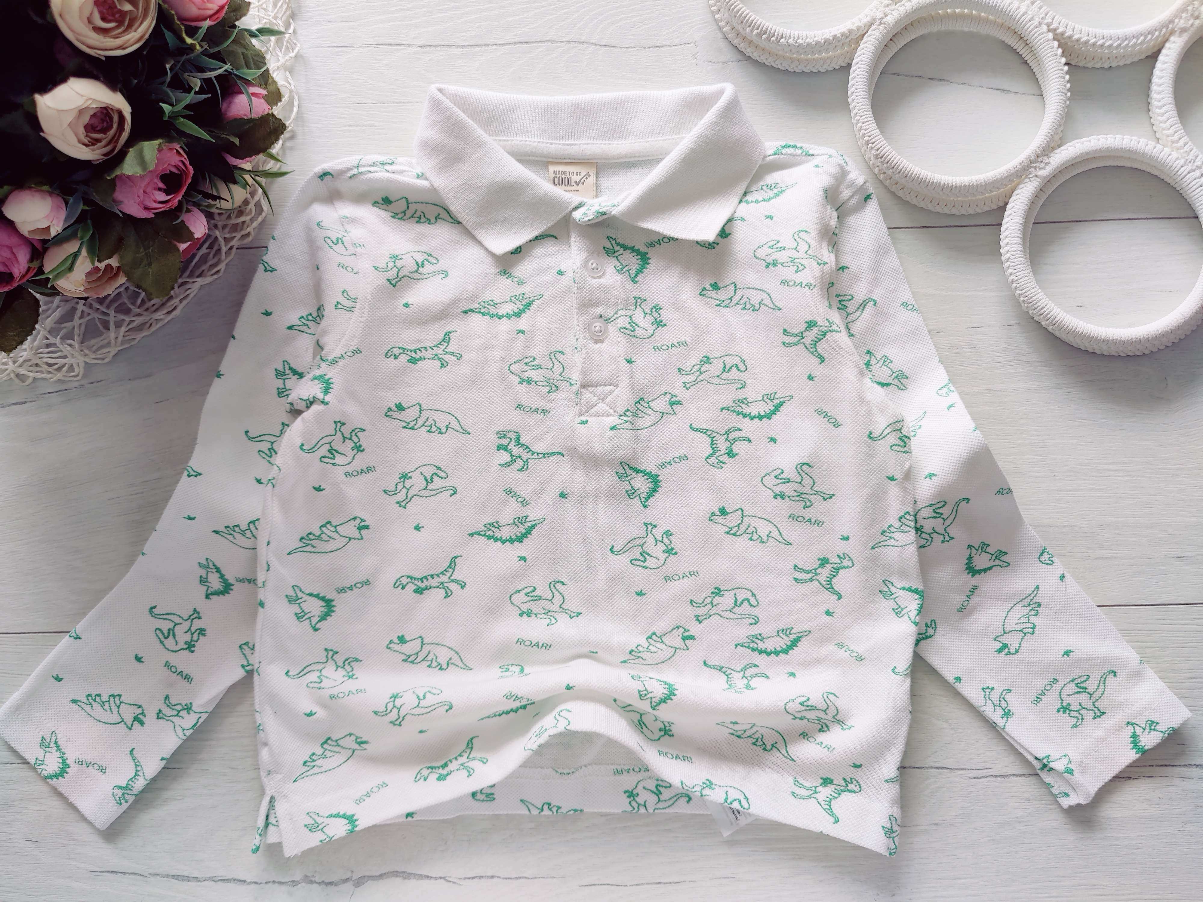 3 роки, зріст 98 Поло з довгим рукавом