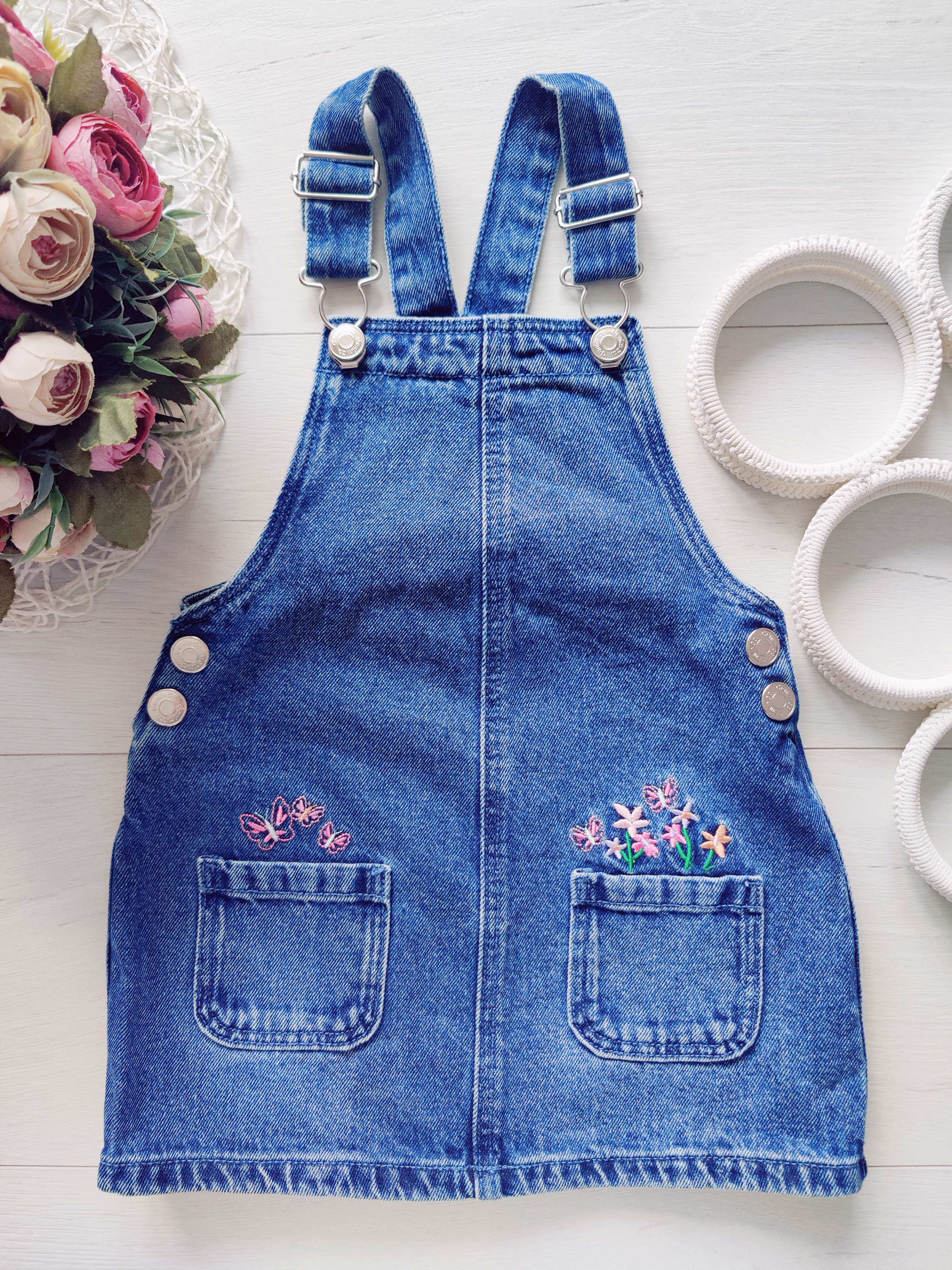 2,3 роки, зріст 98 Джинсовий сарафан