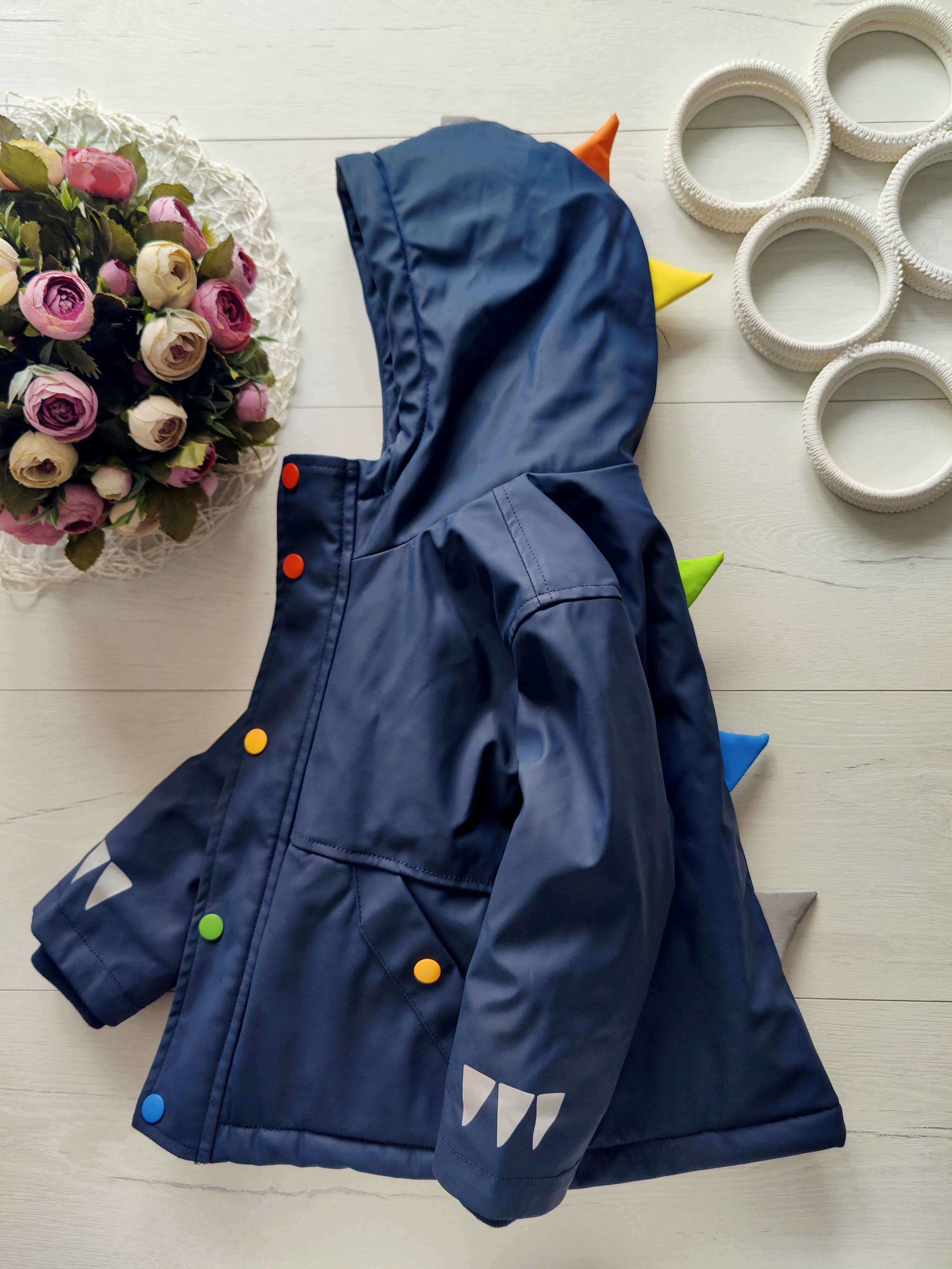 2,3 роки, зріст 92,98 Тепла водонепроникна куртка на синтепоні, фліс