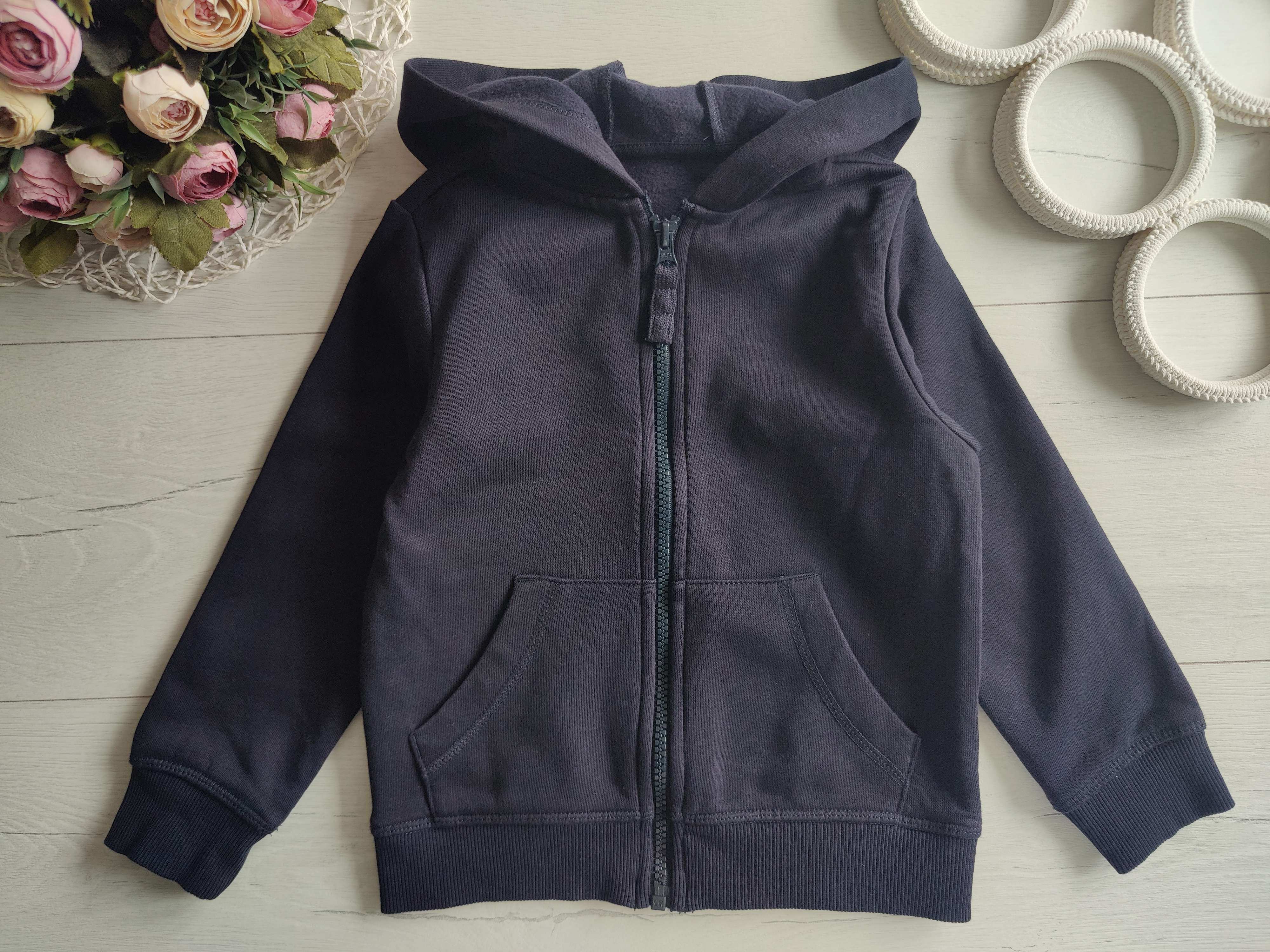 4,5 років, зріст 104,110 Тепла кофта на флісі на блискавці