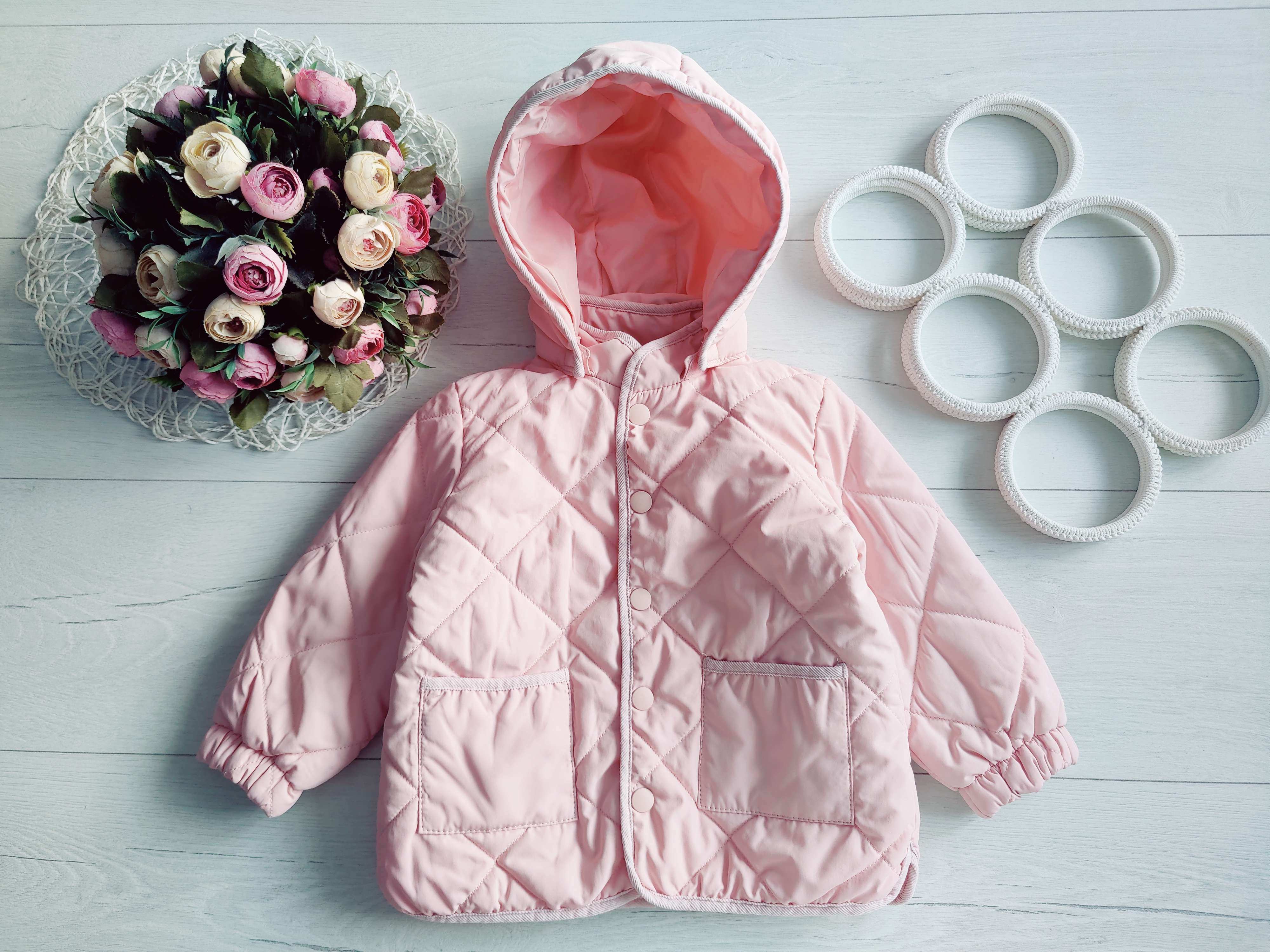 1,5,2 роки, зріст 92 Легка демісезонна курточка на тонкому синтепоні