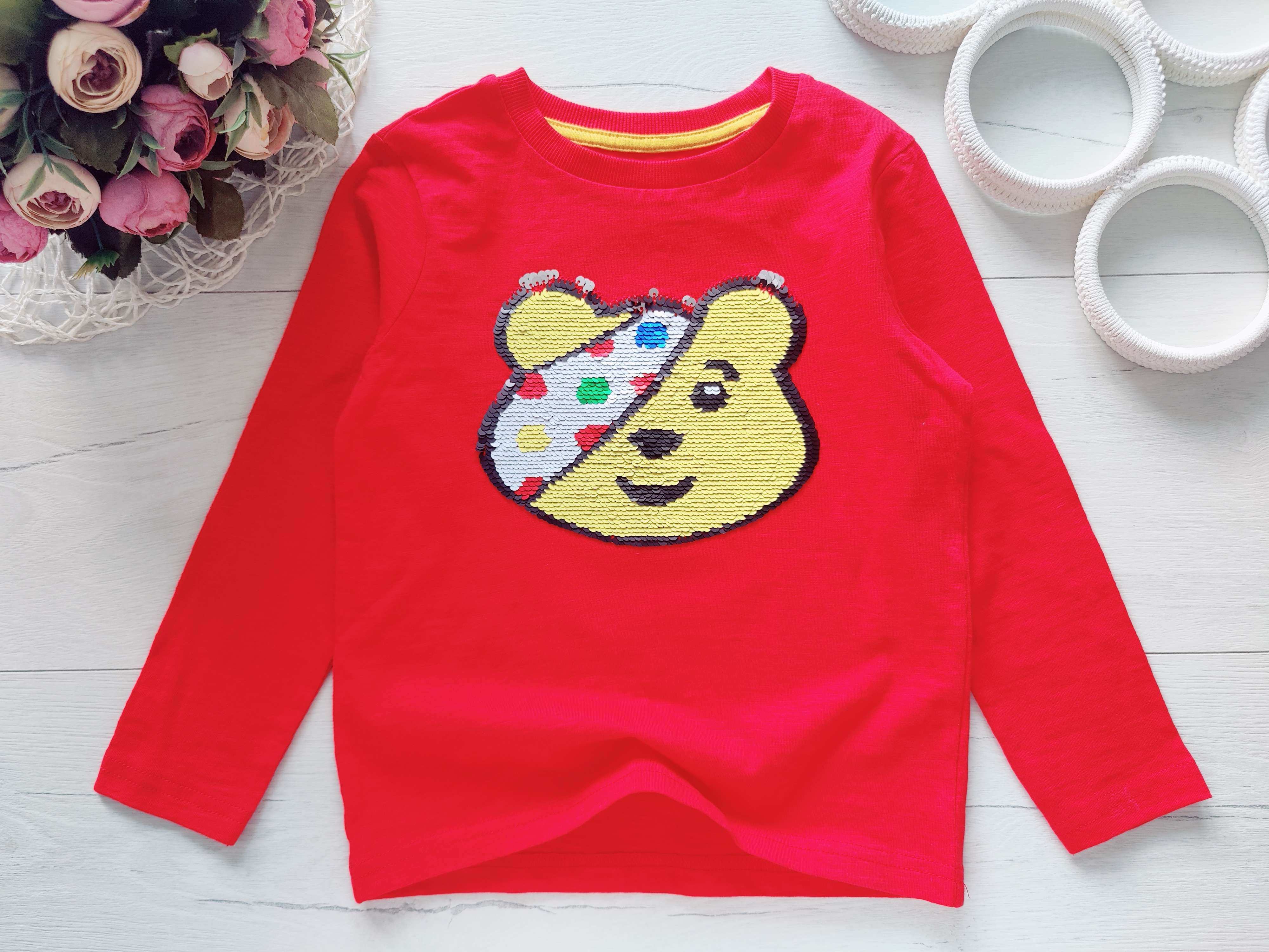 3,4 роки, зріст 98,104 Лонгслів із ведмедиком